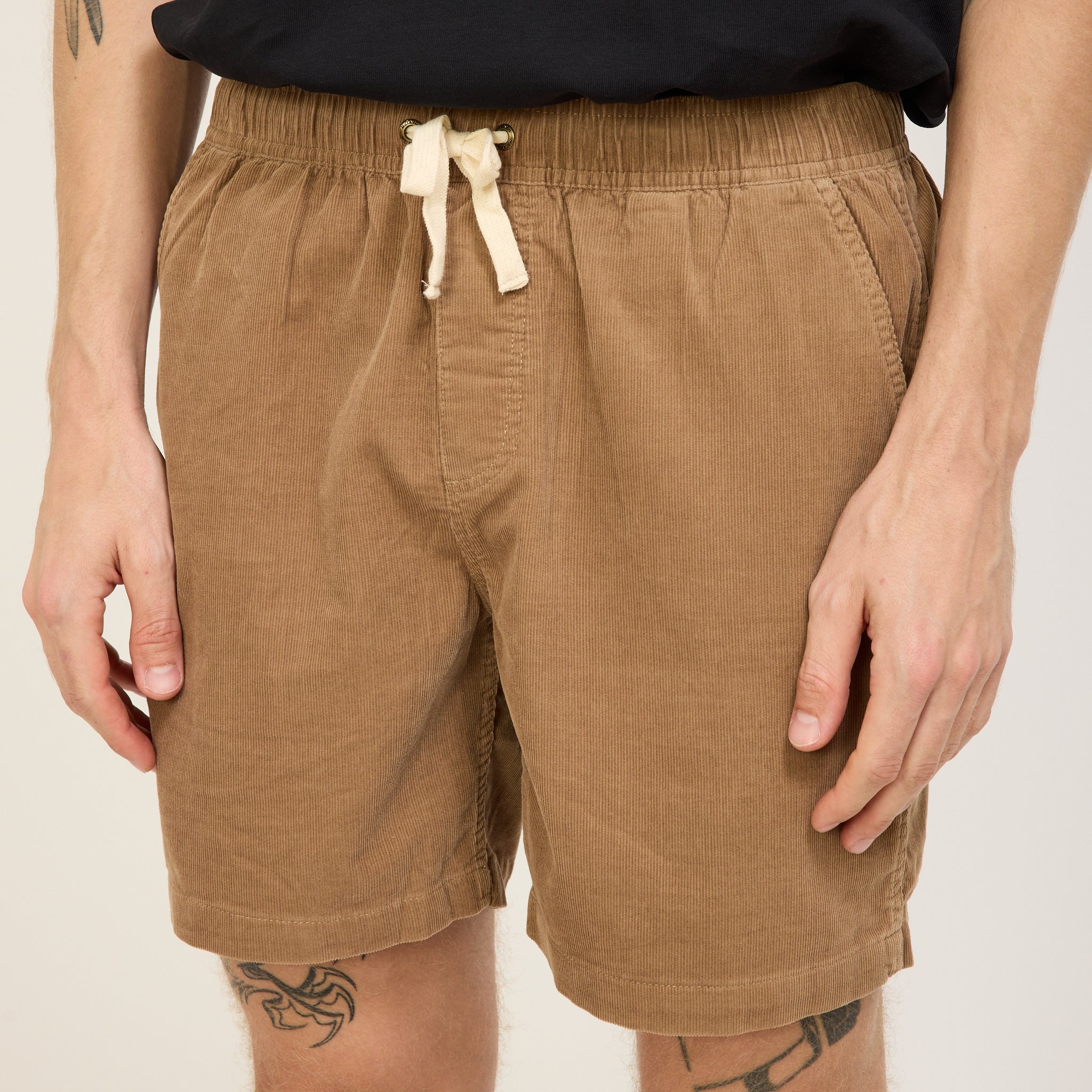 McTavish | Cord Shorts Dark Tan | Maplestore