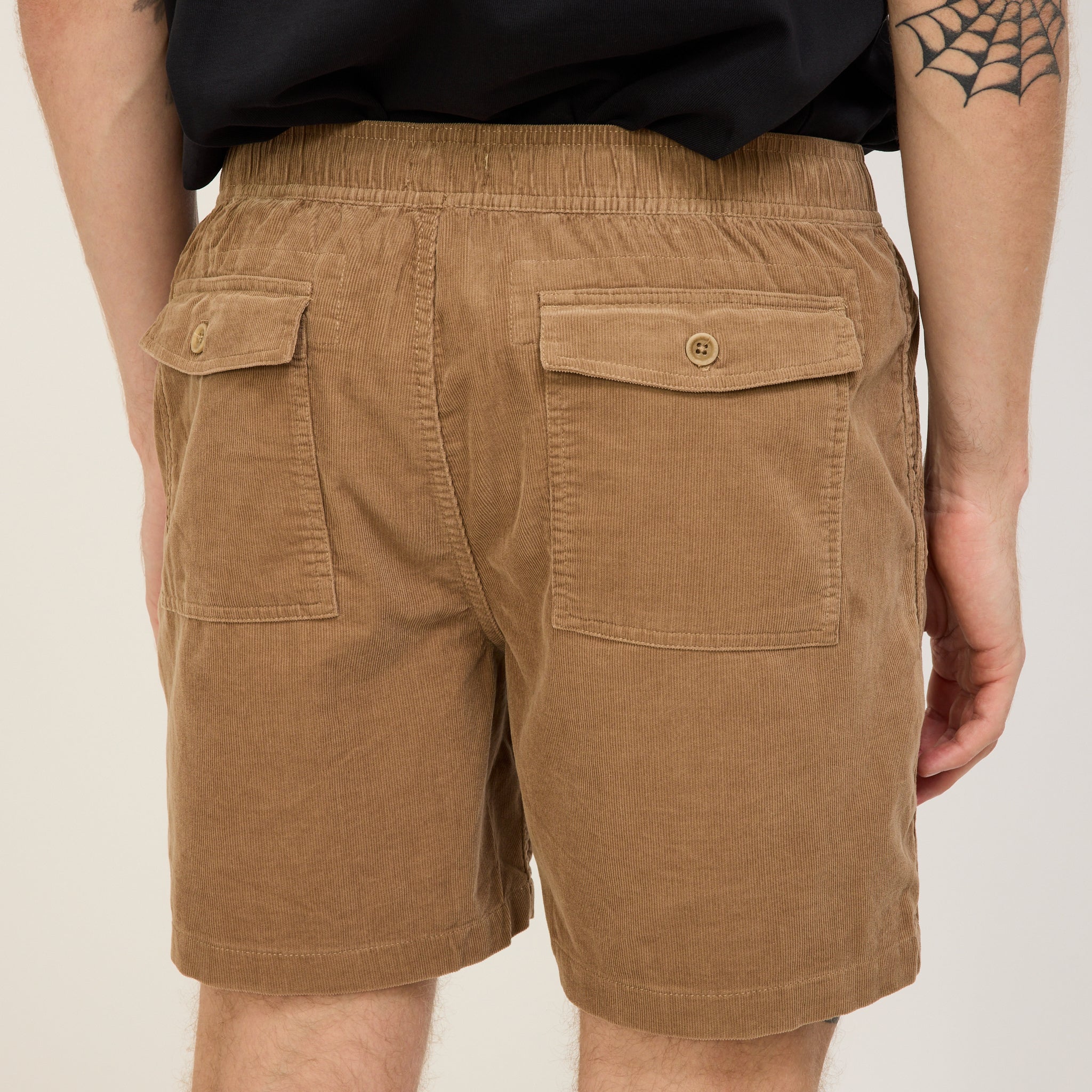 McTavish | Cord Shorts Dark Tan | Maplestore
