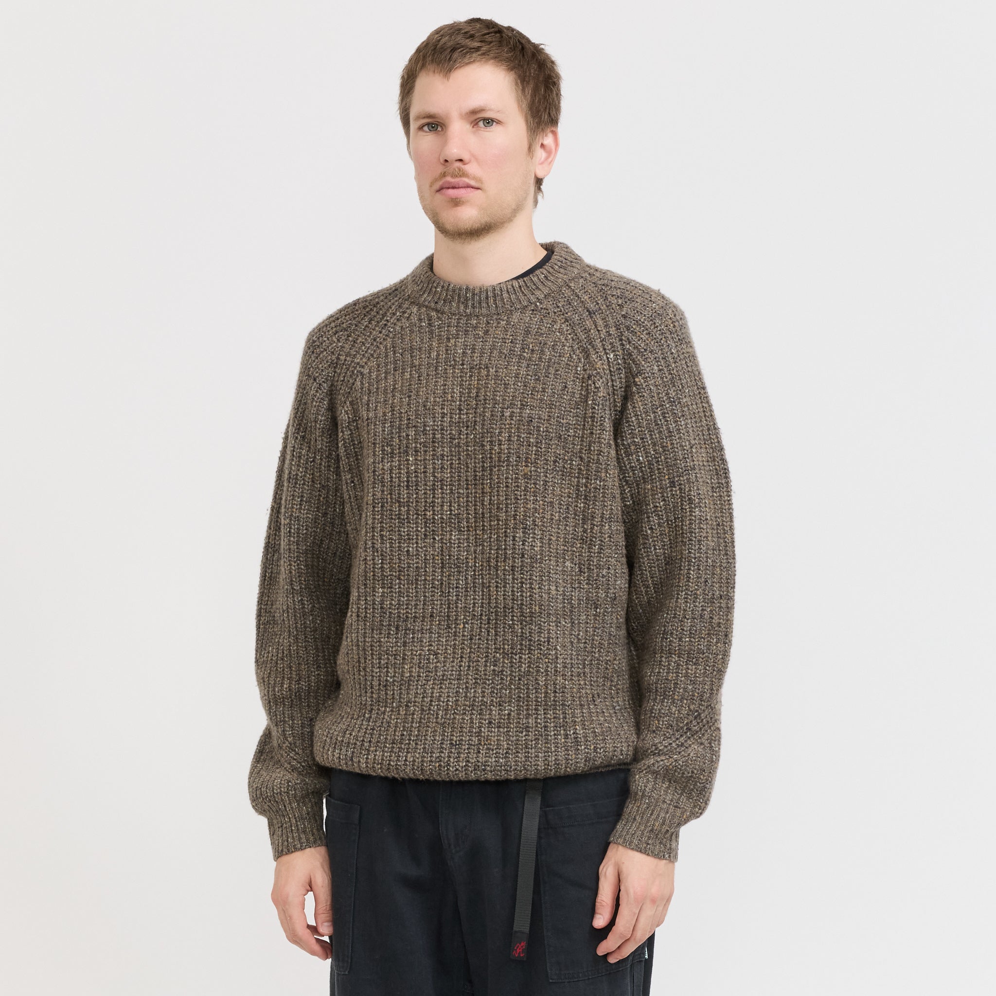 McTavish | Fisherman Knit Brown Multi | Maplestore