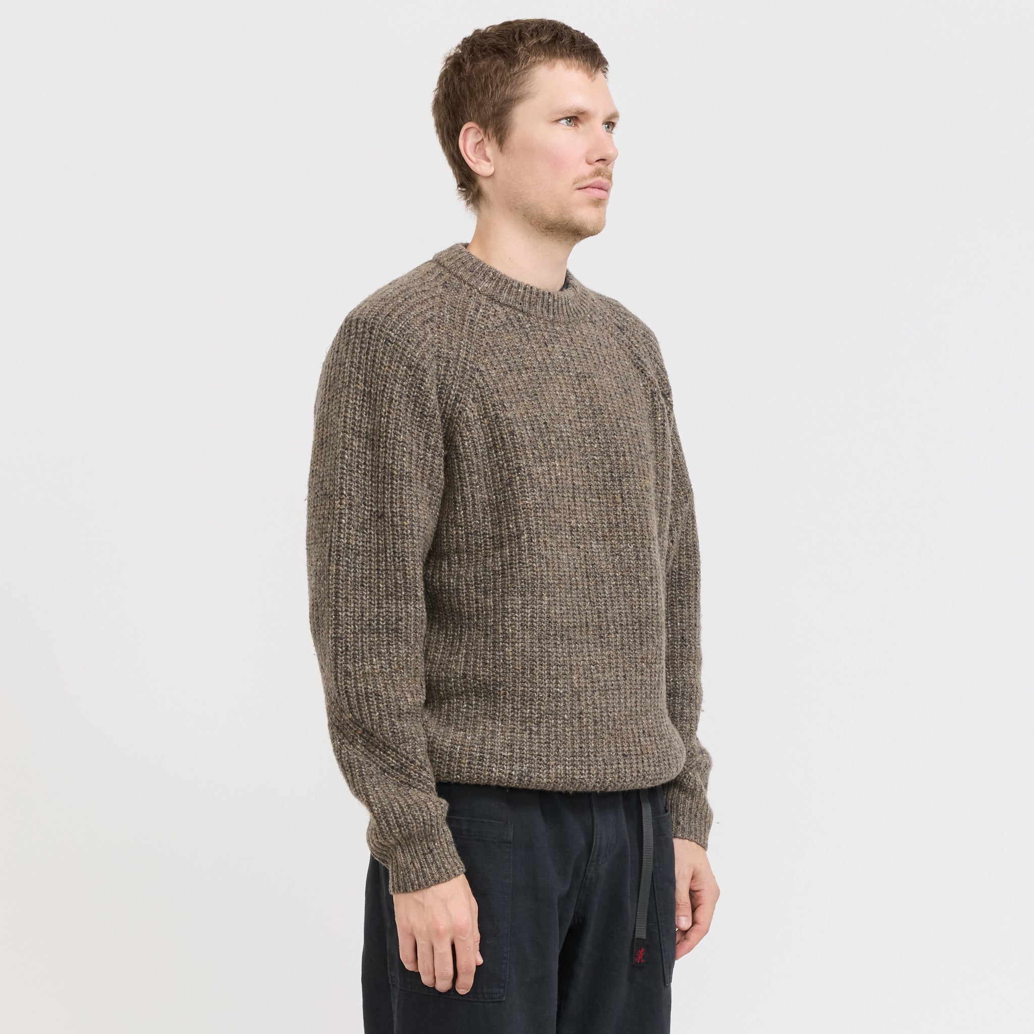 McTavish | Fisherman Knit Brown Multi | Maplestore