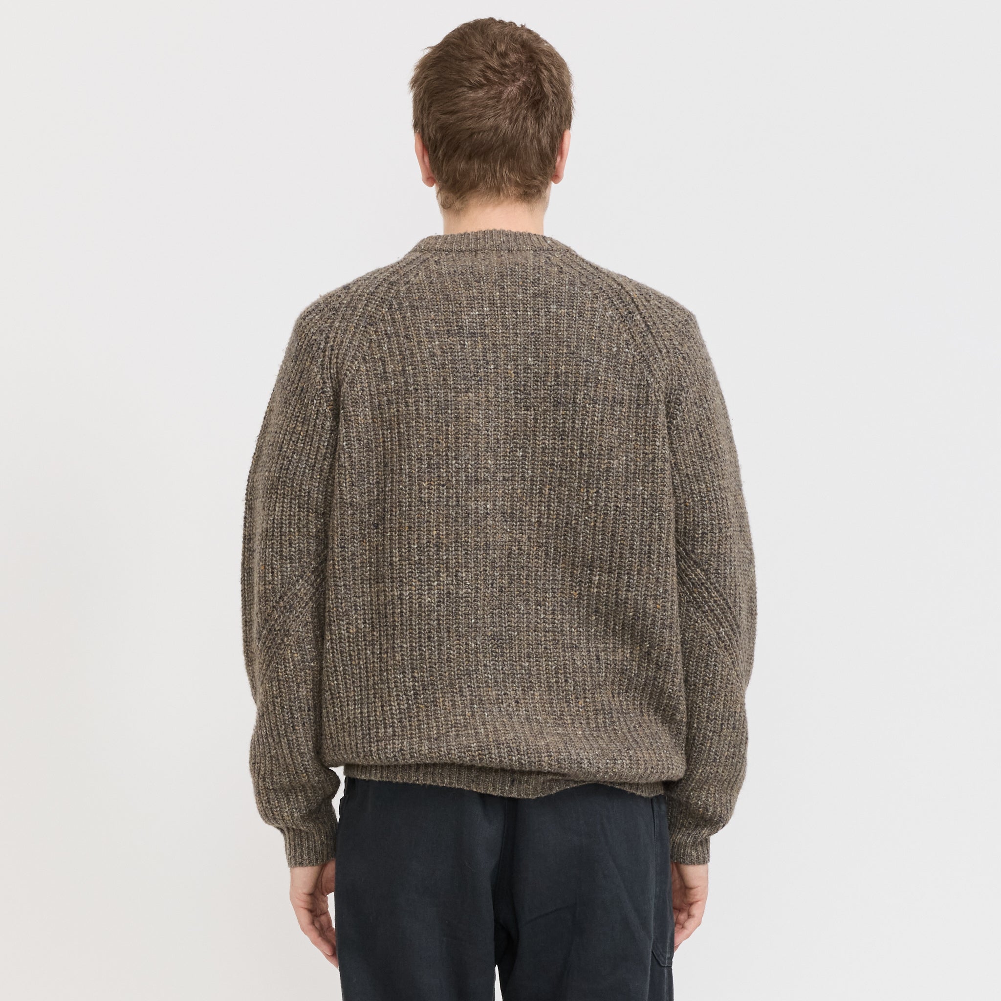 McTavish | Fisherman Knit Brown Multi | Maplestore