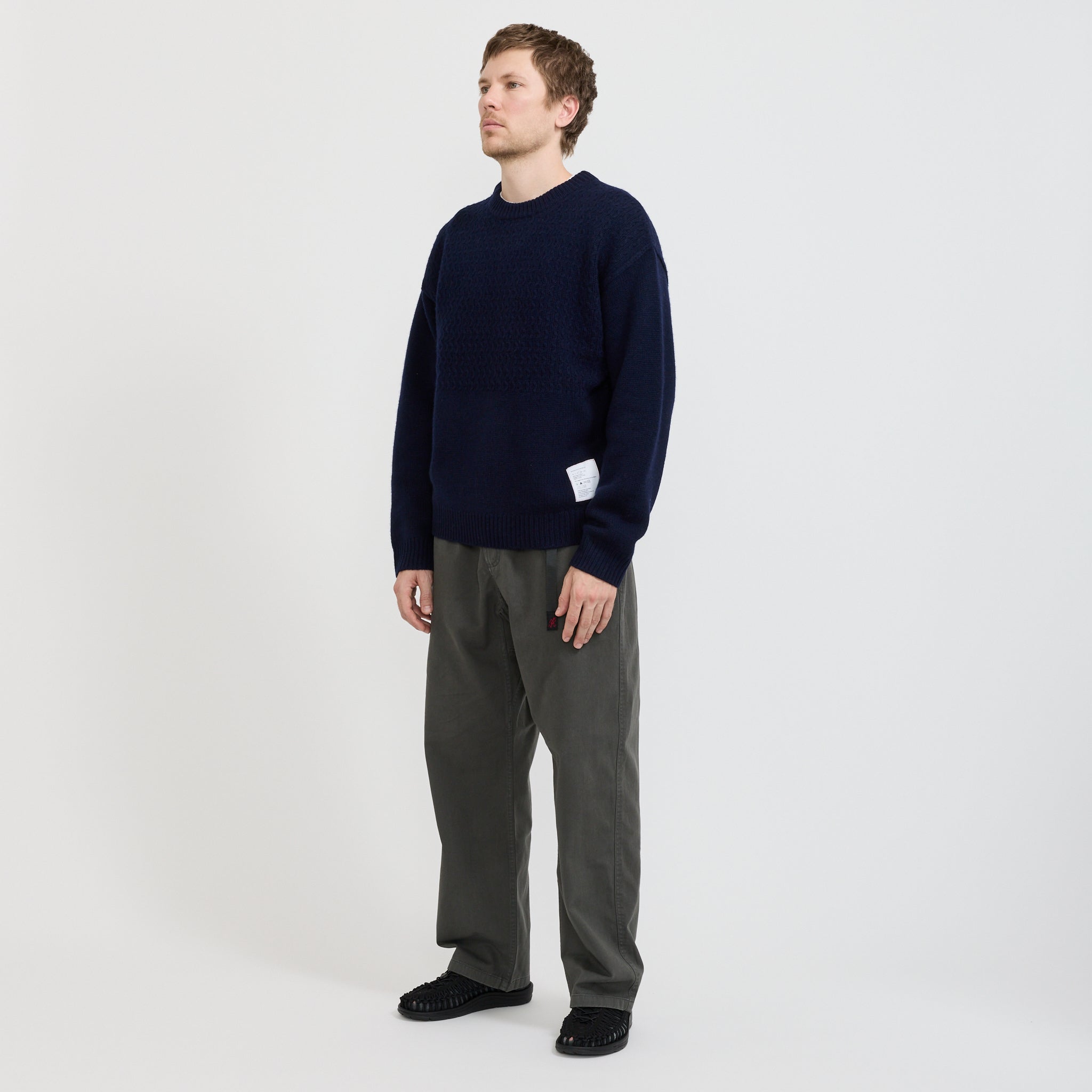 McTavish | 4-Way Merino Knit Dark Blue | Maplestore