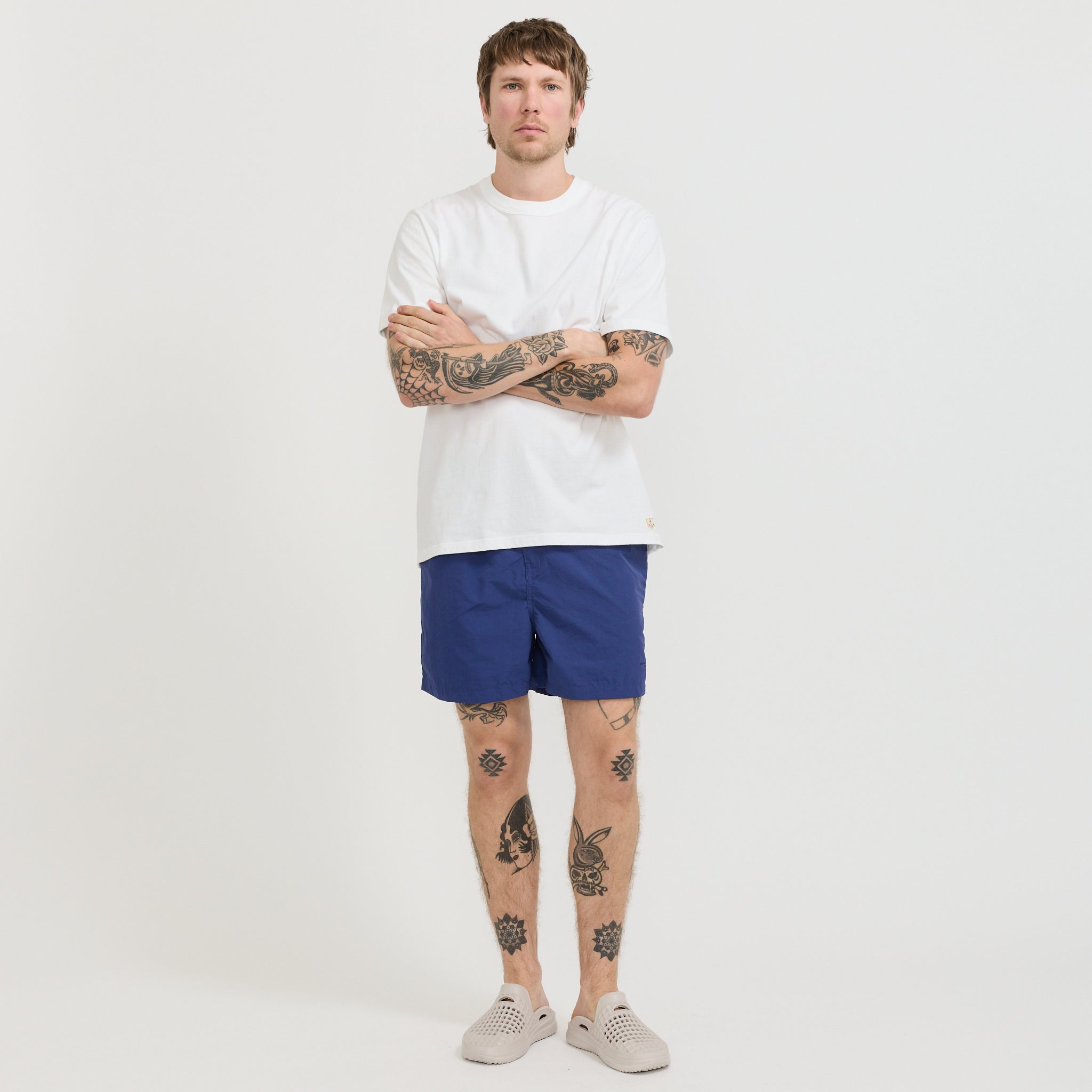 Land Swim Short Blue