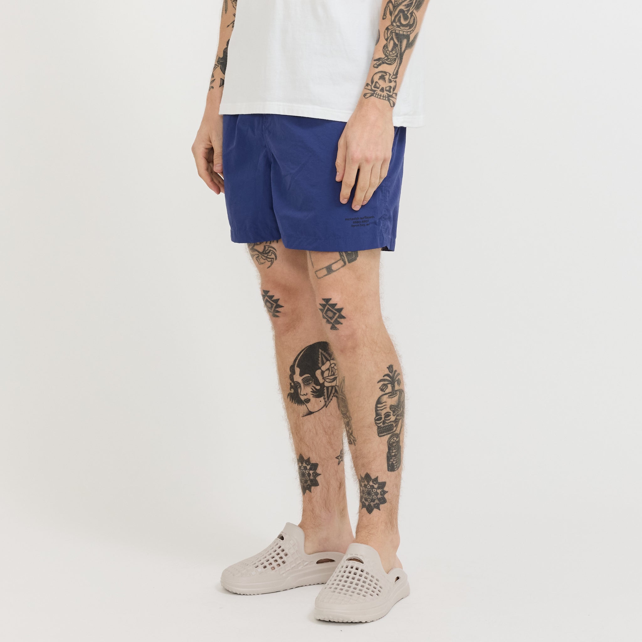Land Swim Short Blue
