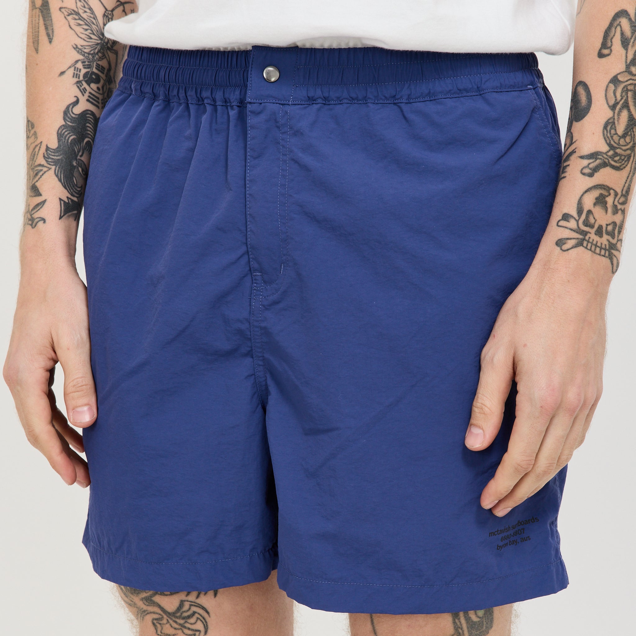 Land Swim Short Blue