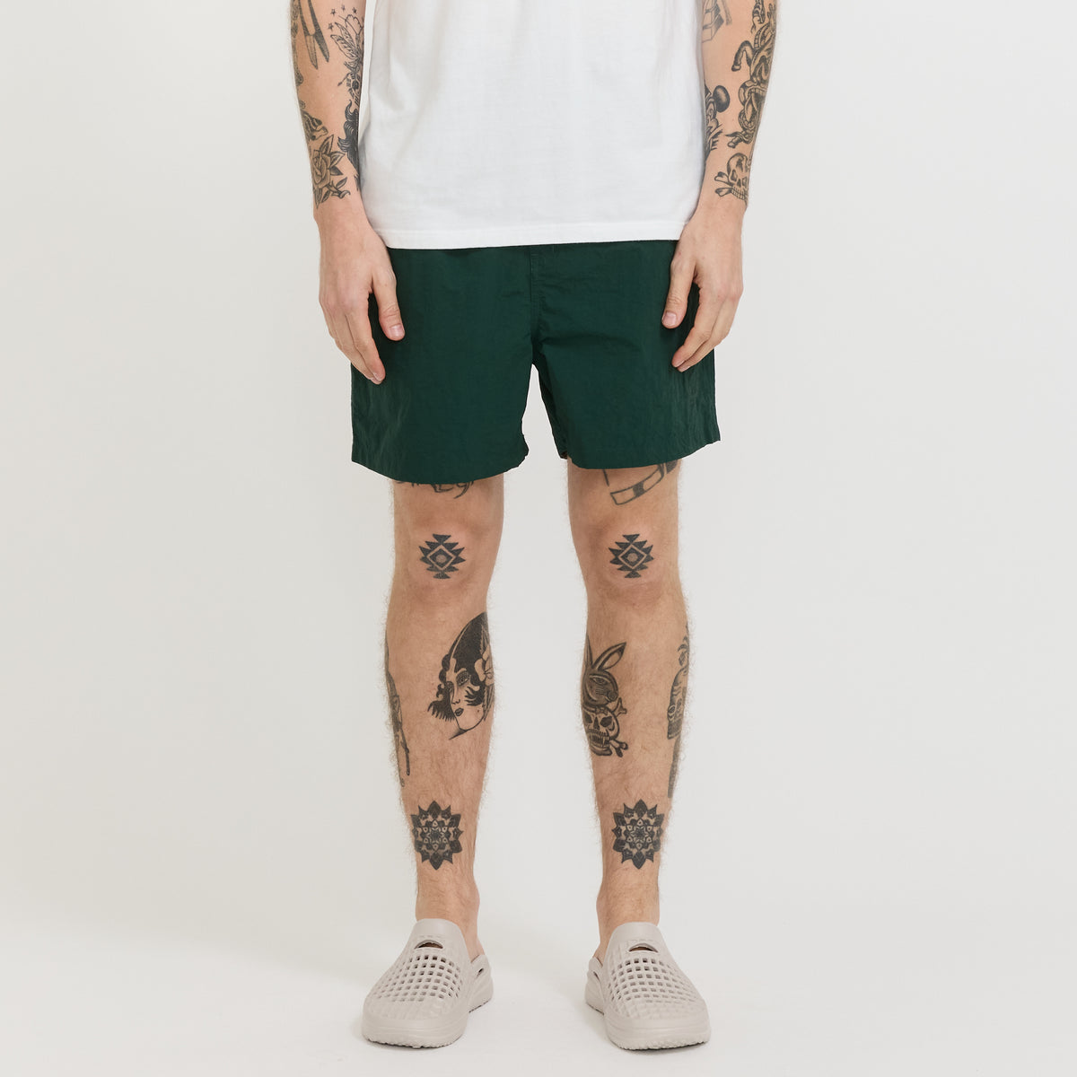 Land Swim Short Dark Green