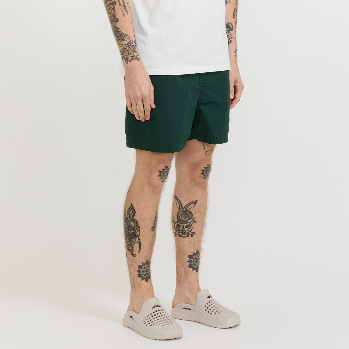 Land Swim Short Dark Green