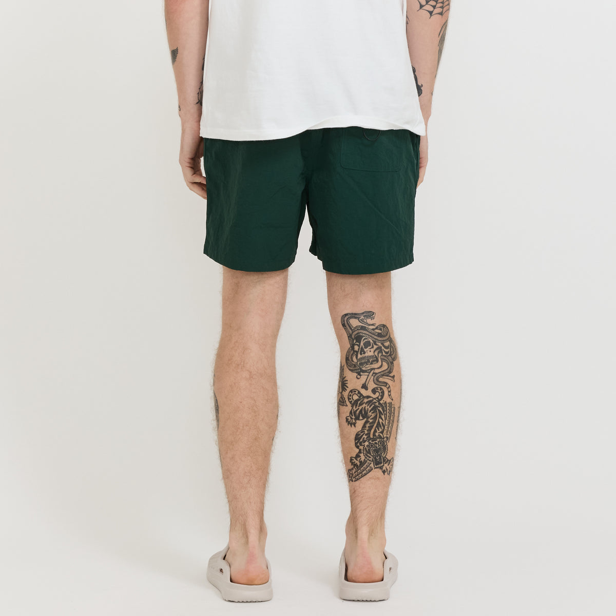 Land Swim Short Dark Green