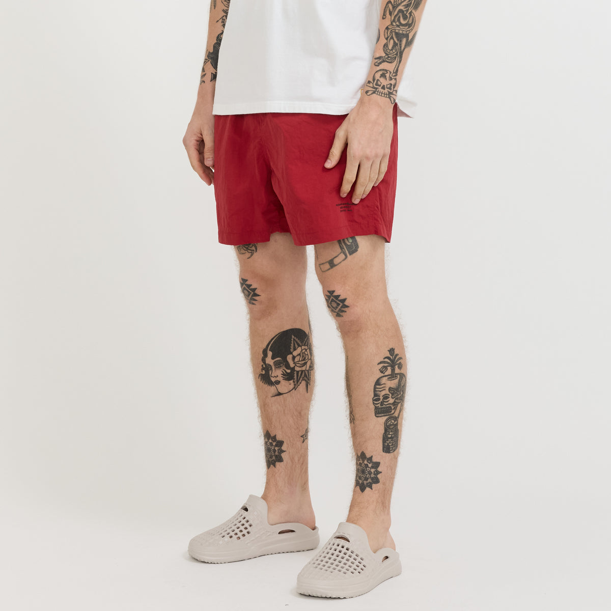 Land Swim Short Red
