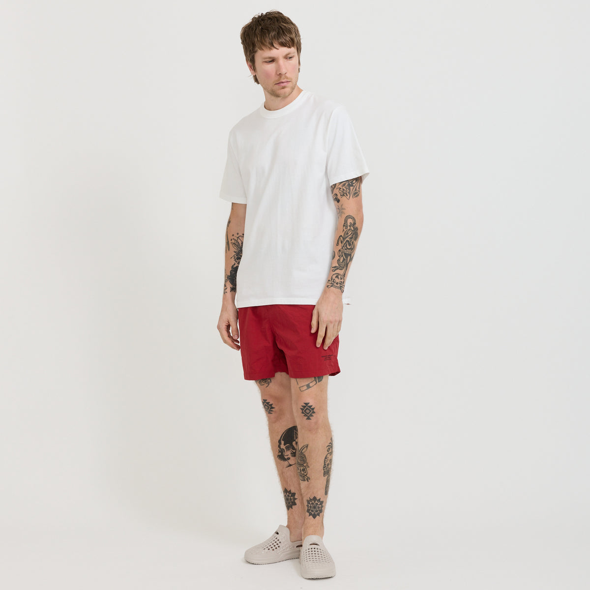Land Swim Short Red