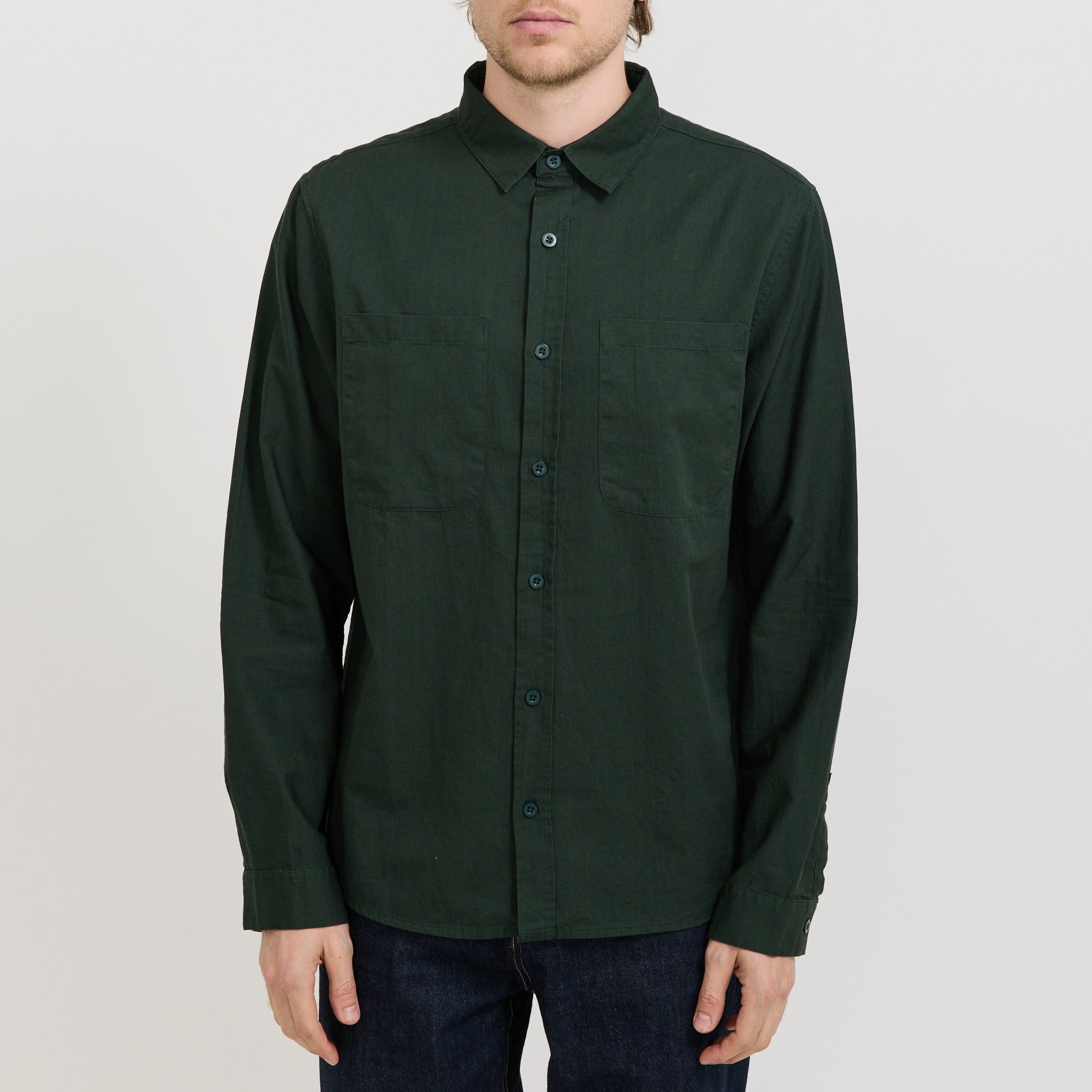 Original Long Sleeve Shirt Dark Green