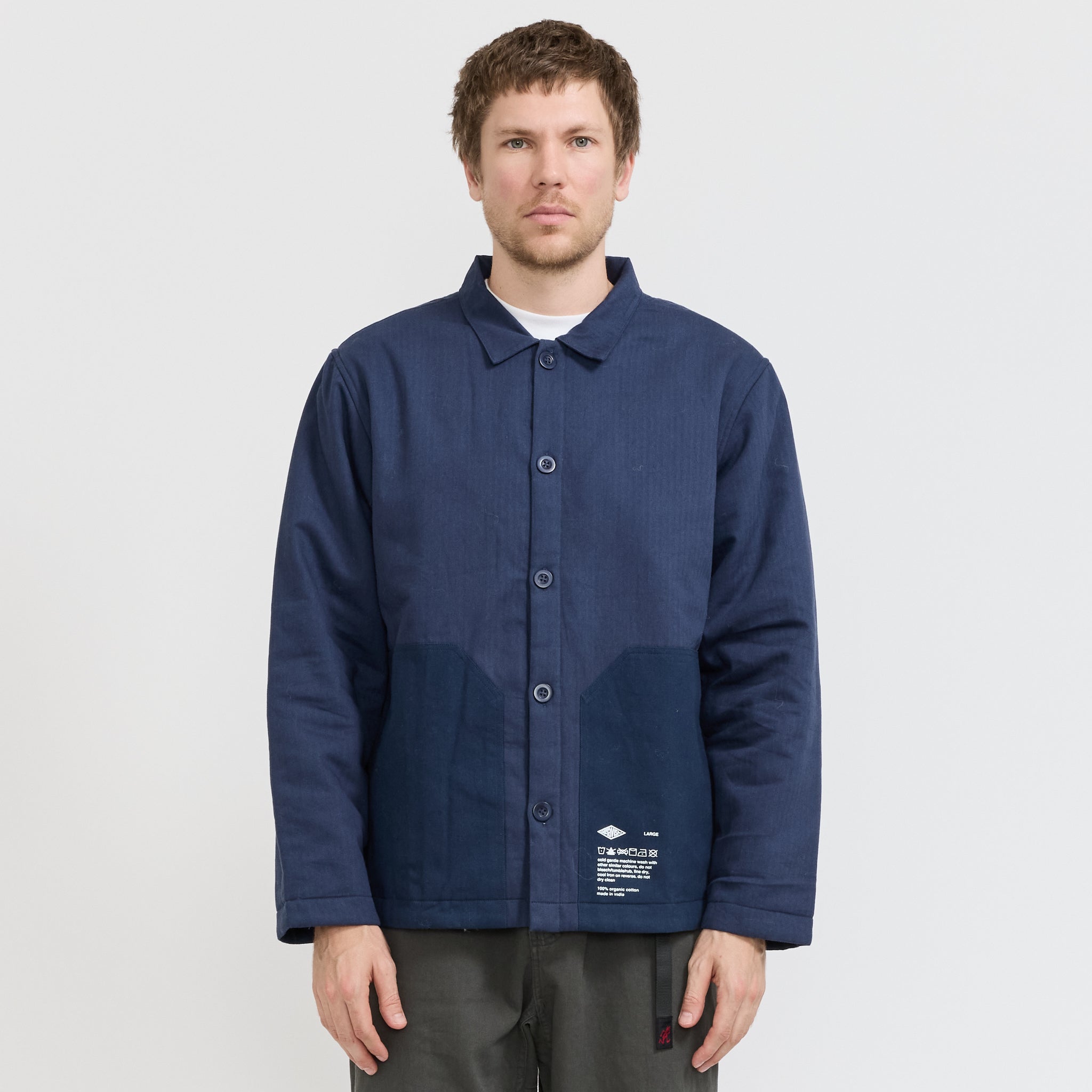 McTavish | Quilted Worker Jacket Blue | Maplestore