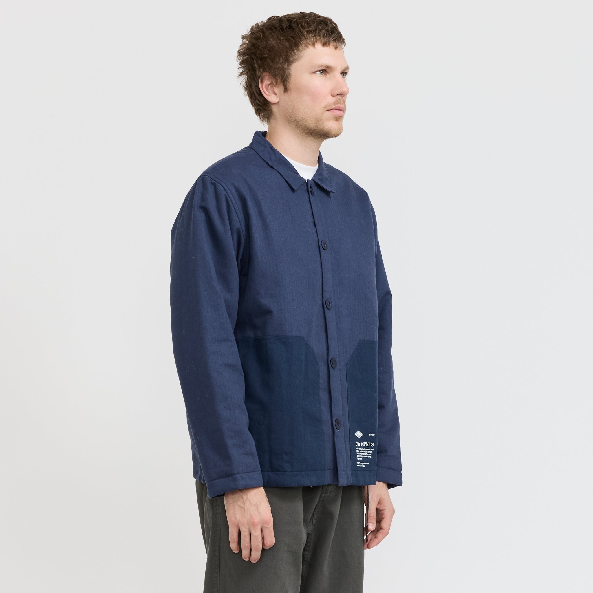 McTavish | Quilted Worker Jacket Blue | Maplestore