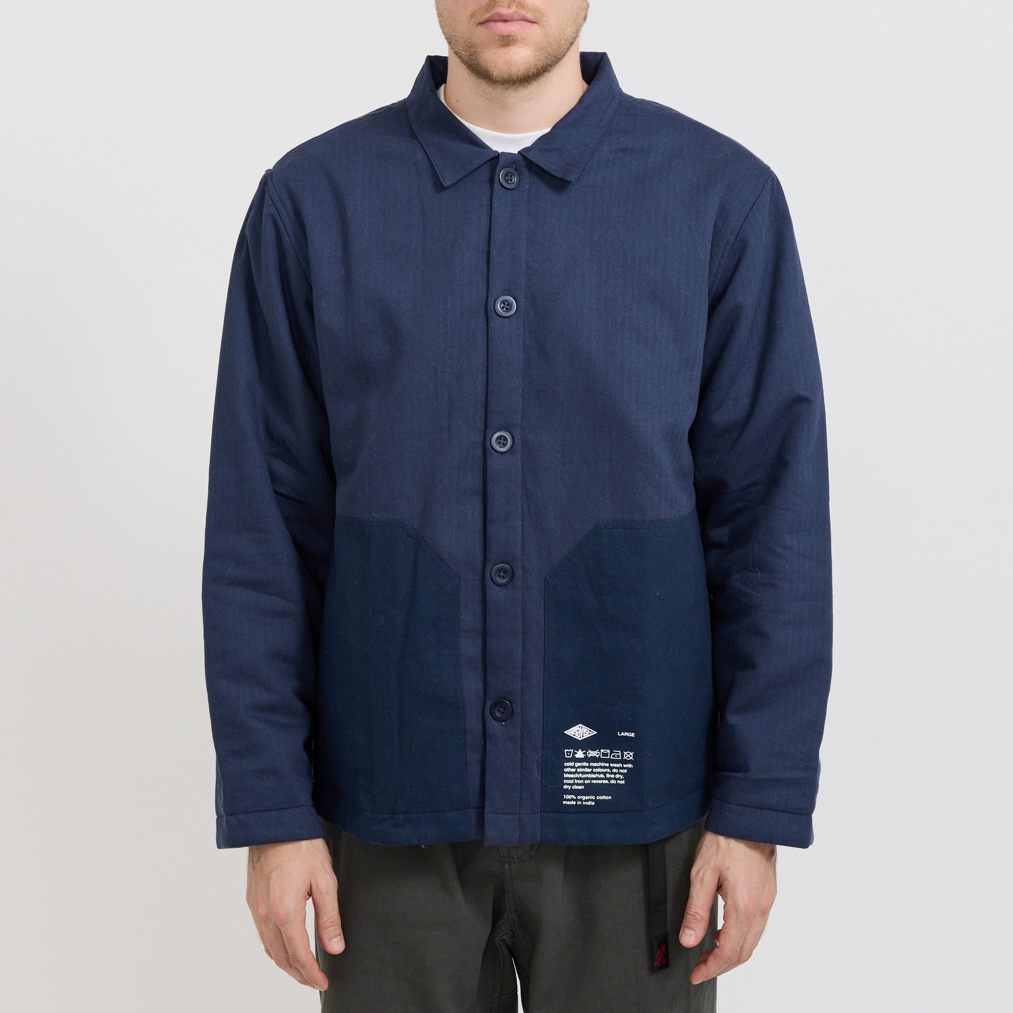 McTavish | Quilted Worker Jacket Blue | Maplestore