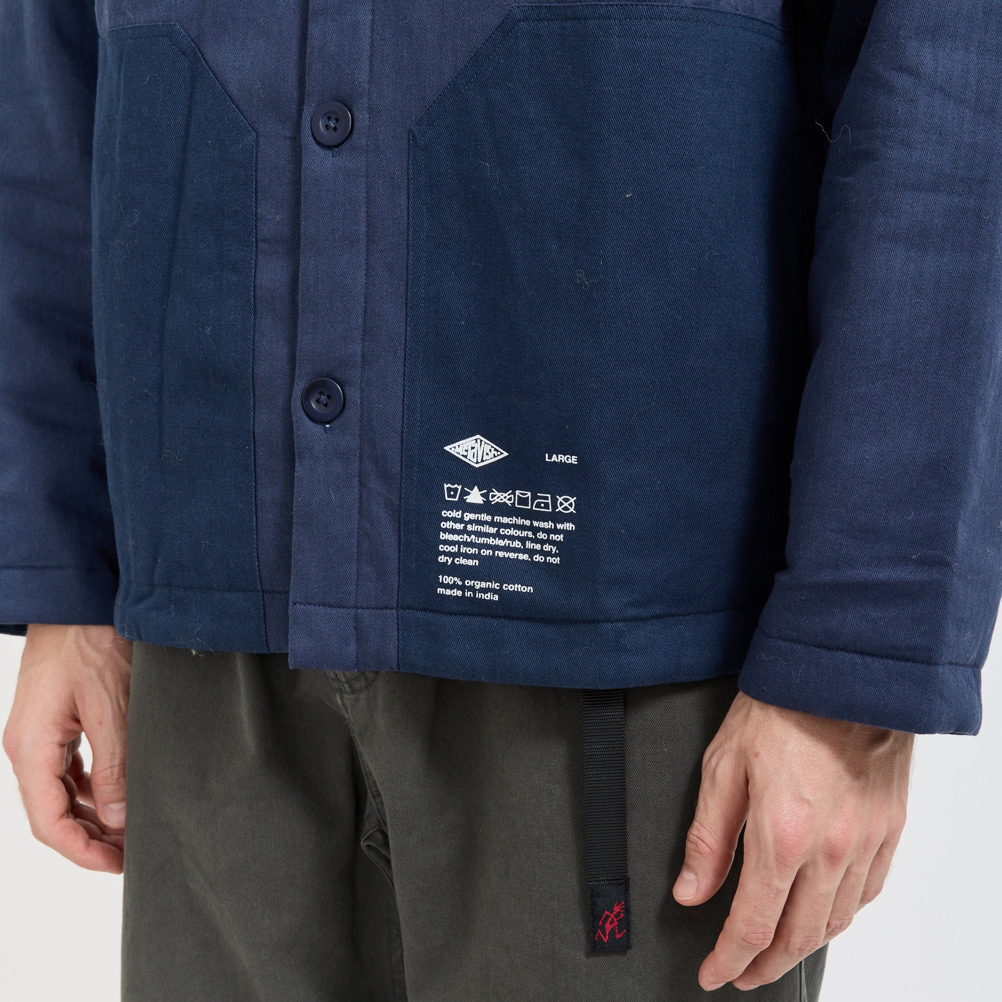 McTavish | Quilted Worker Jacket Blue | Maplestore