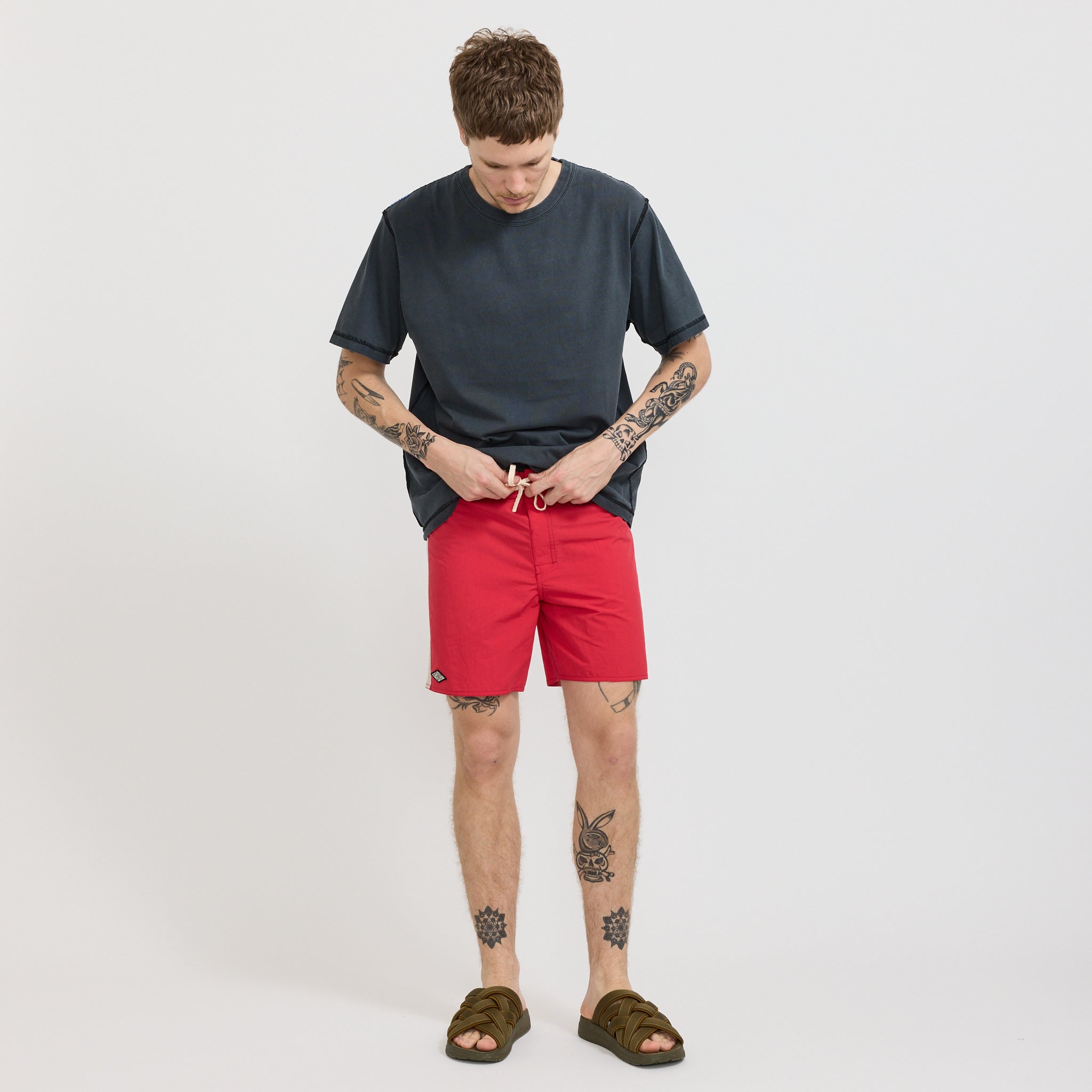 Ripstop Boardshort Red
