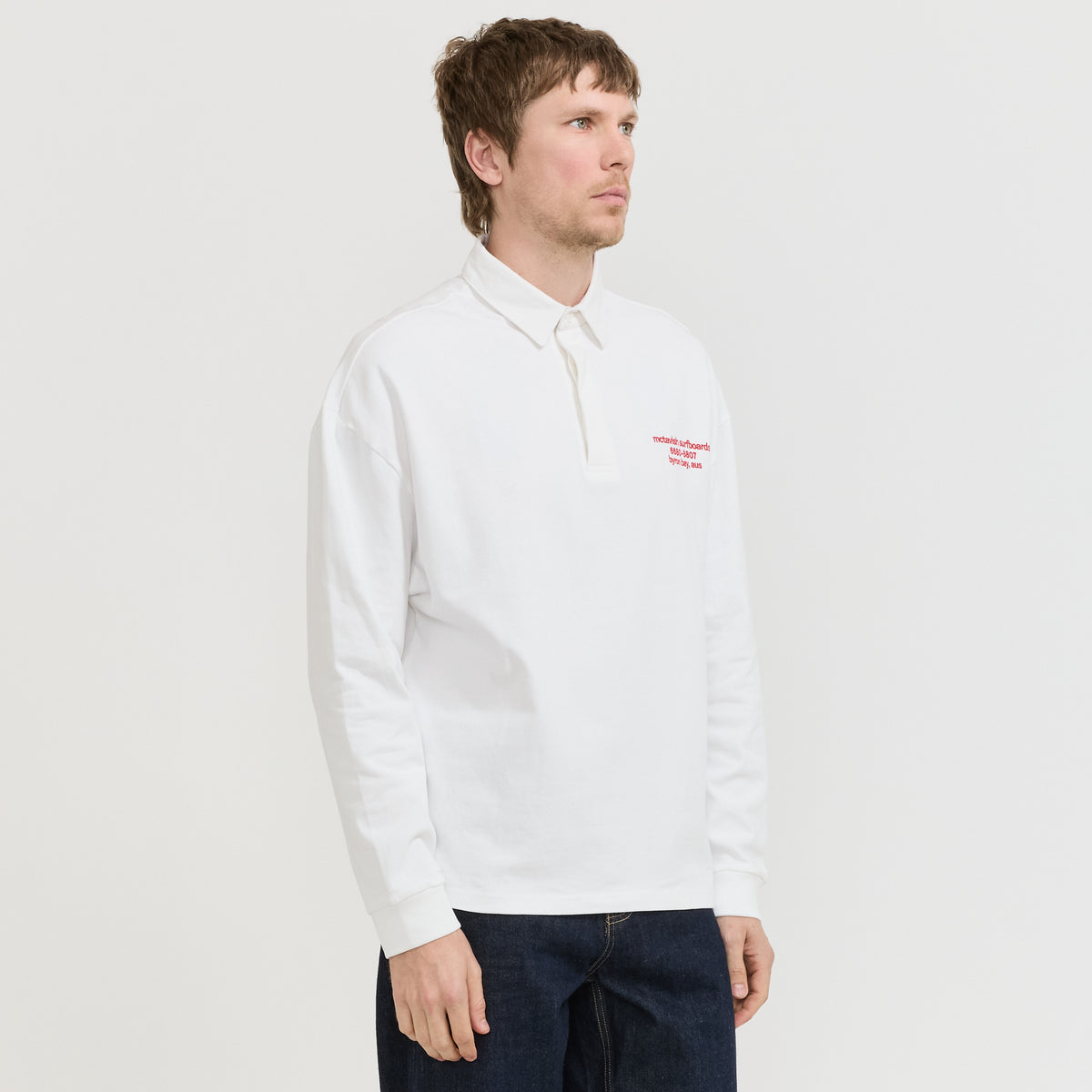 Rugby Polo White