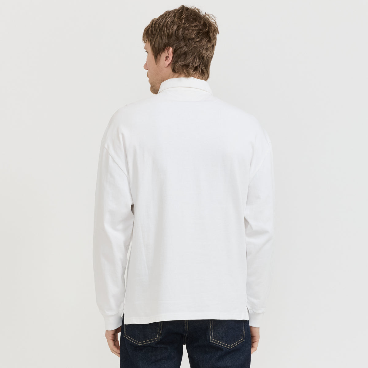 Rugby Polo White