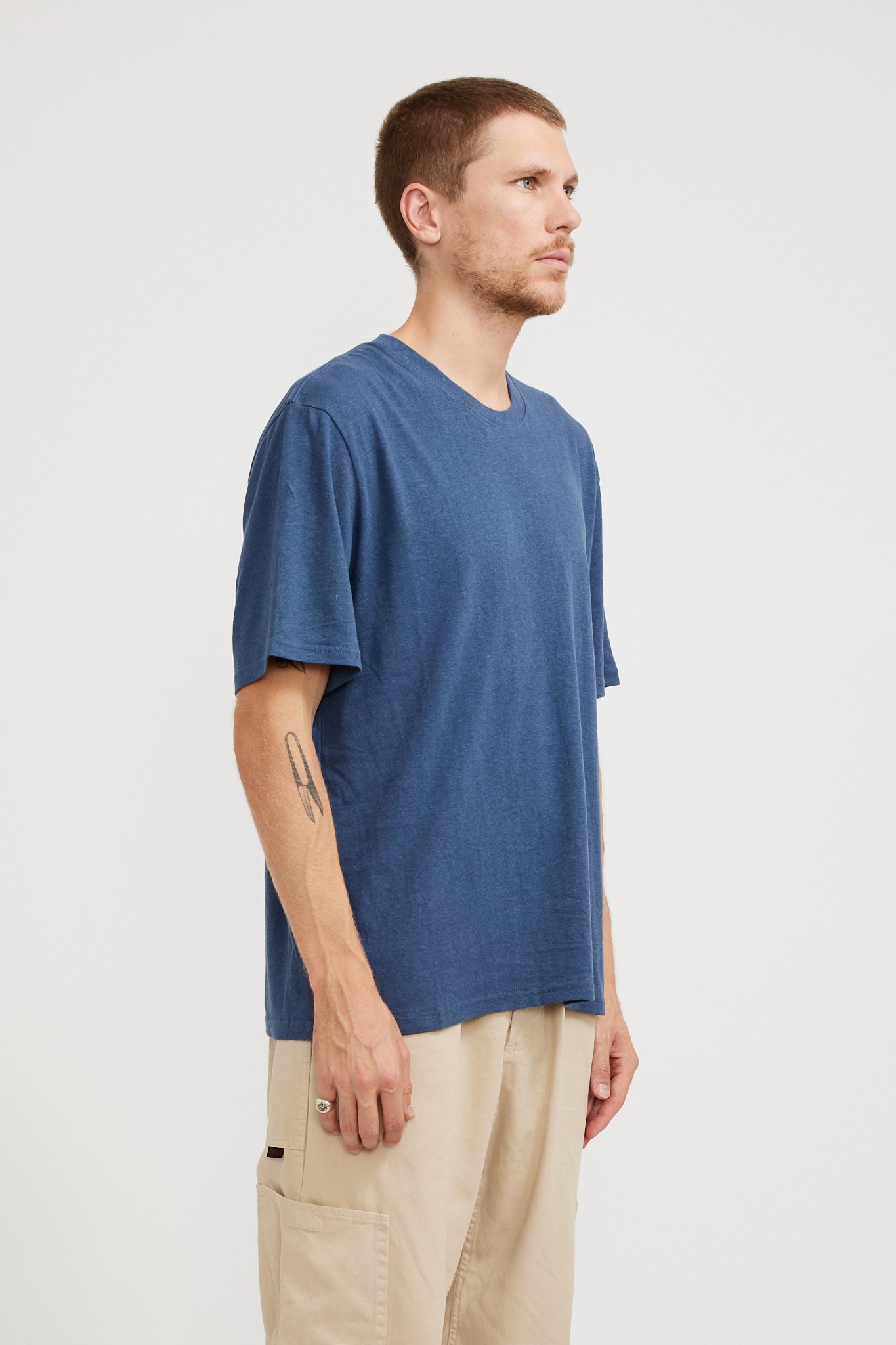 McTavish | Hemp SS Tee Smoke Blue | Maplestore