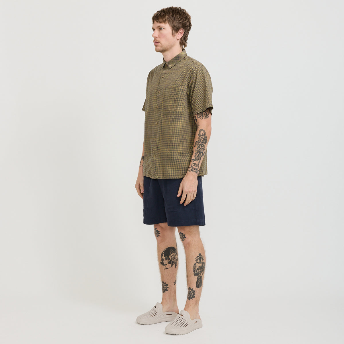 Twill Shorts Dark Blue