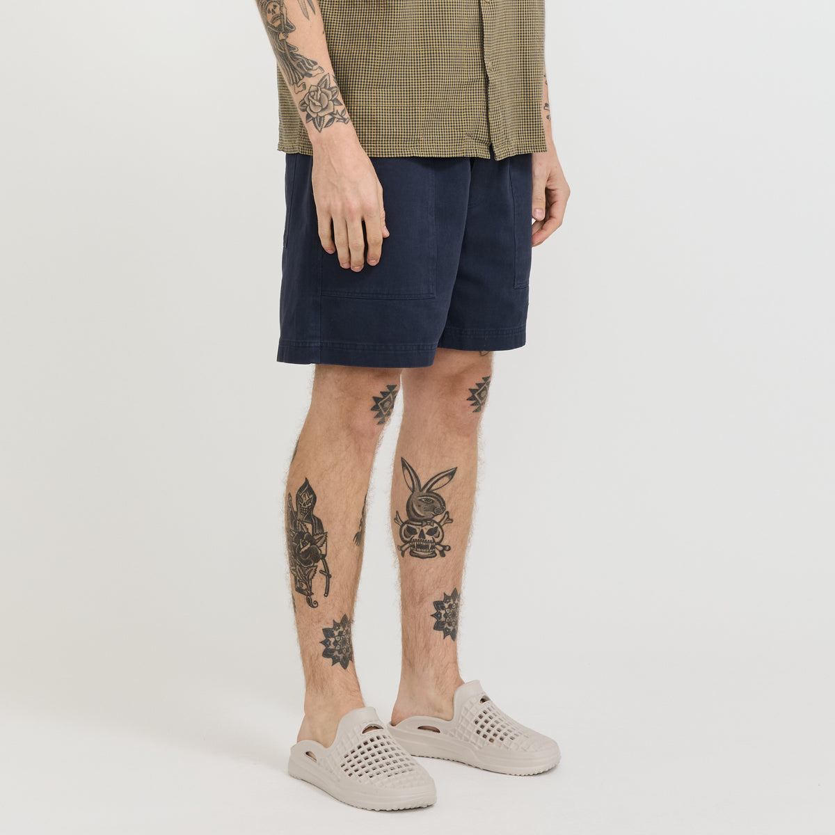 Twill Shorts Dark Blue