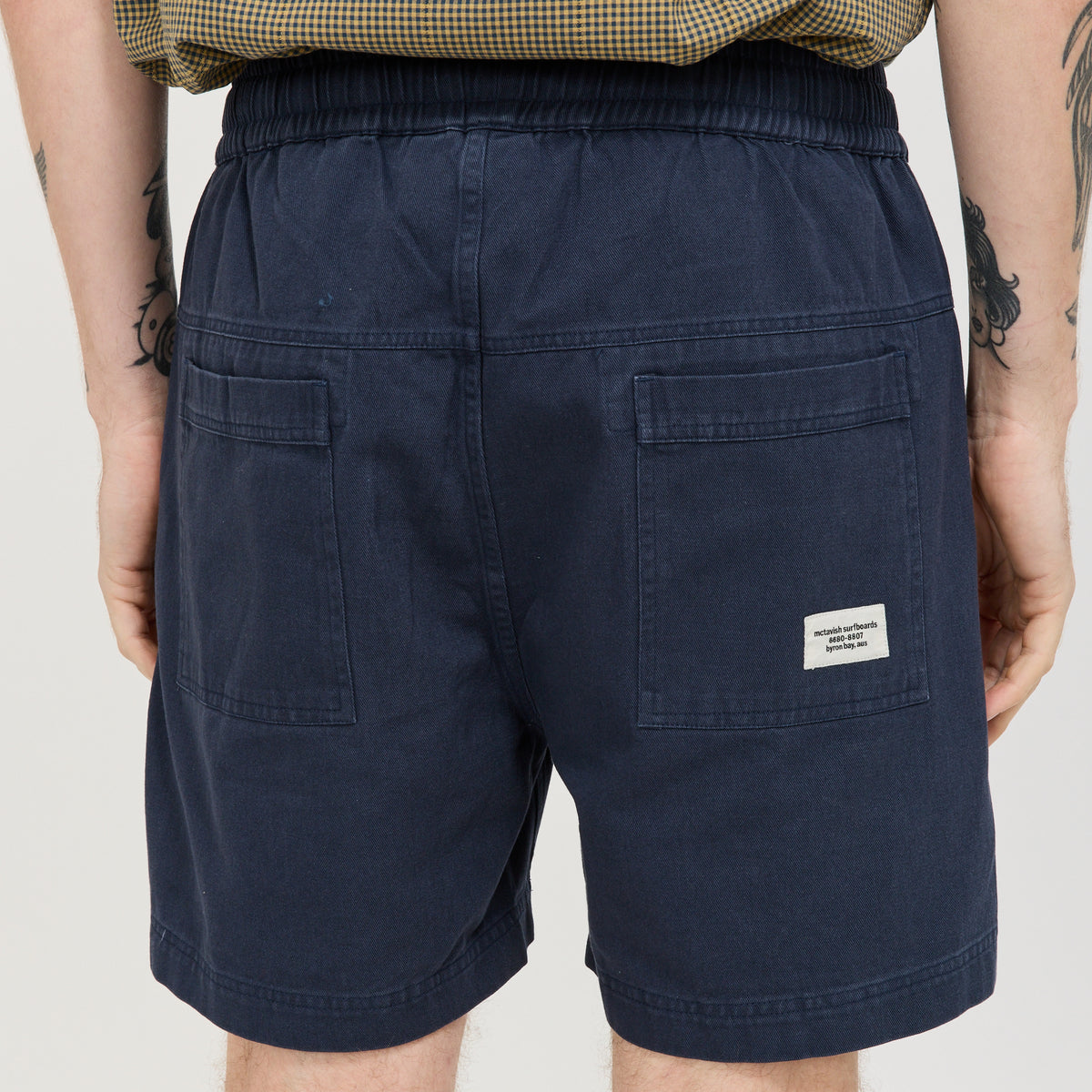 Twill Shorts Dark Blue
