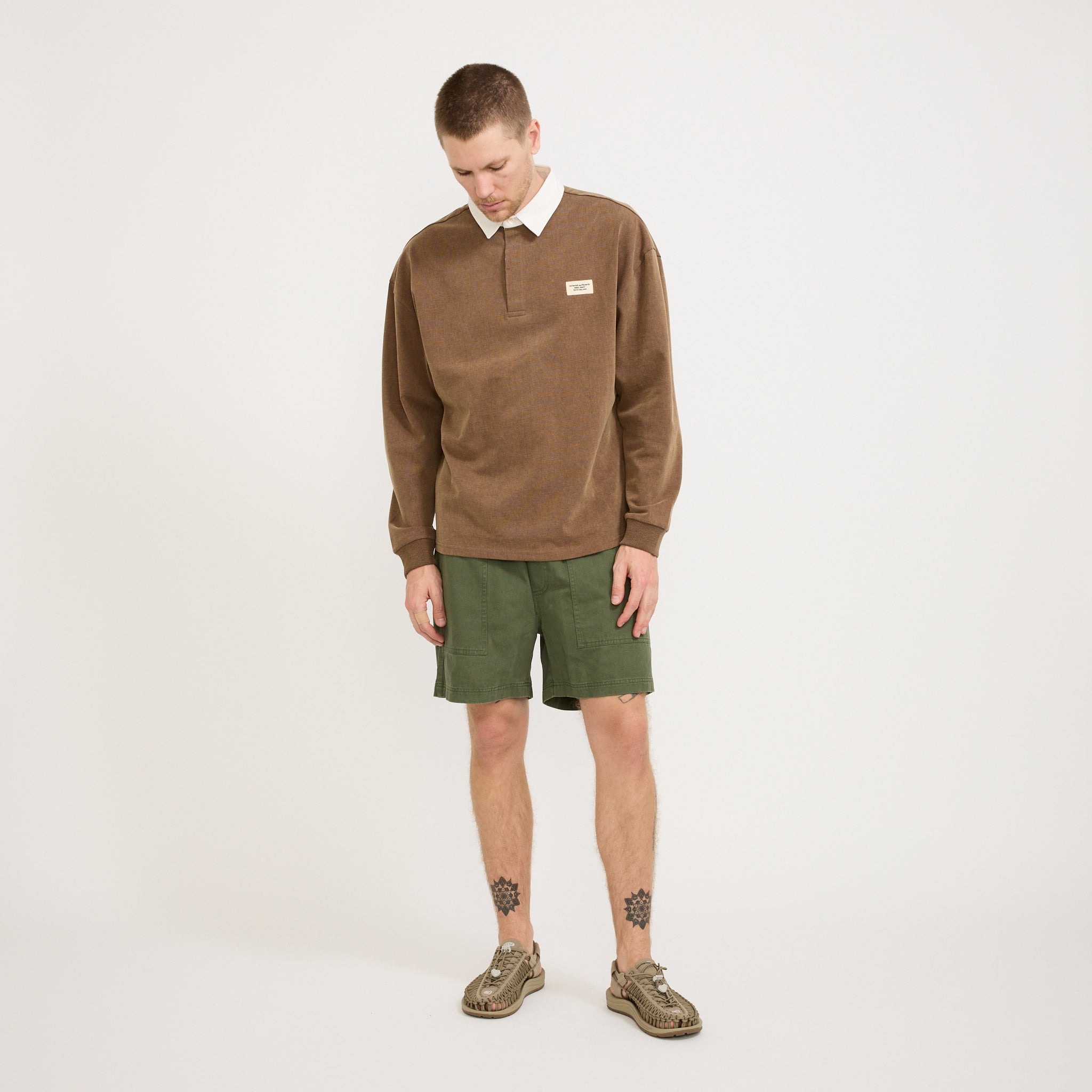 Twill Shorts Green