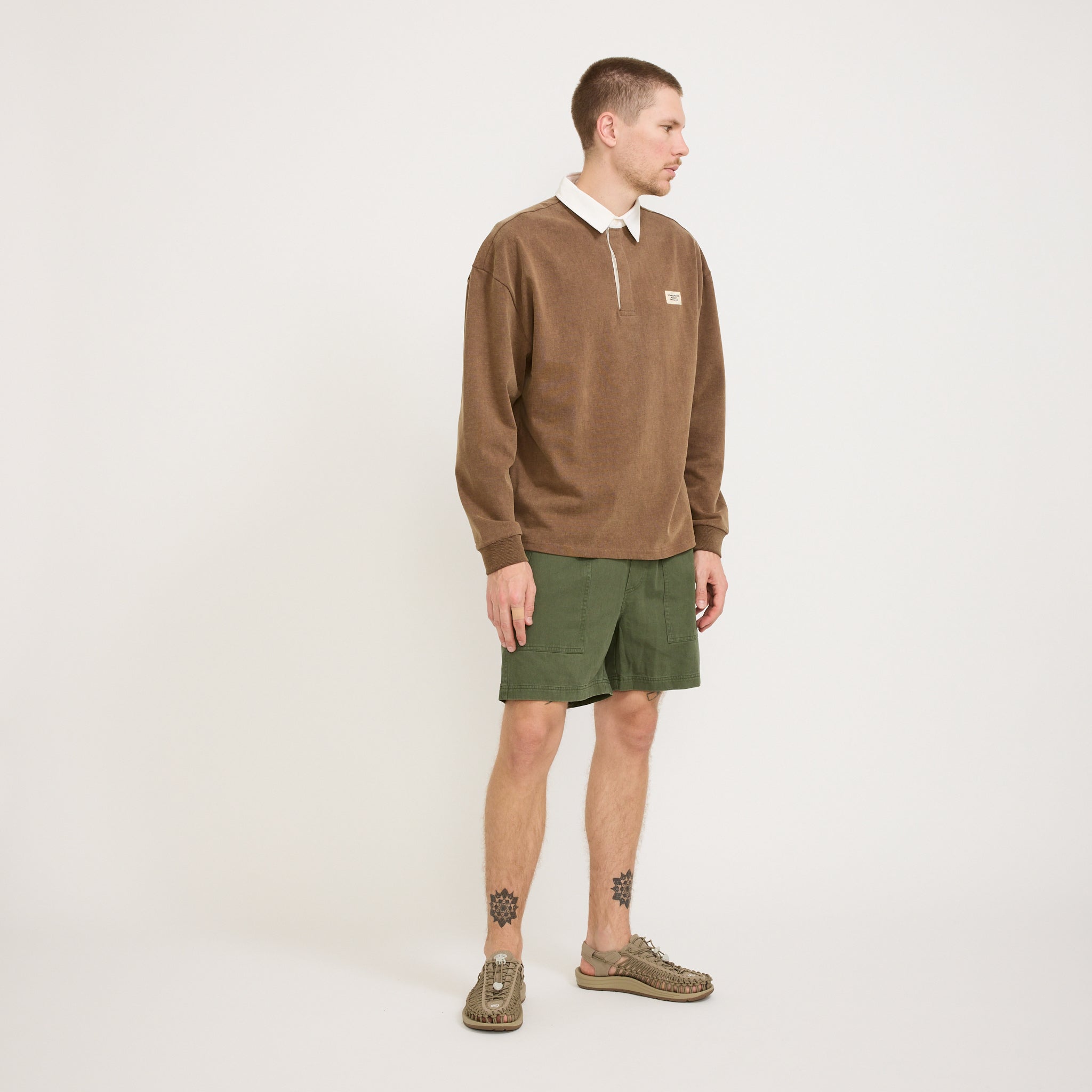 Twill Shorts Green