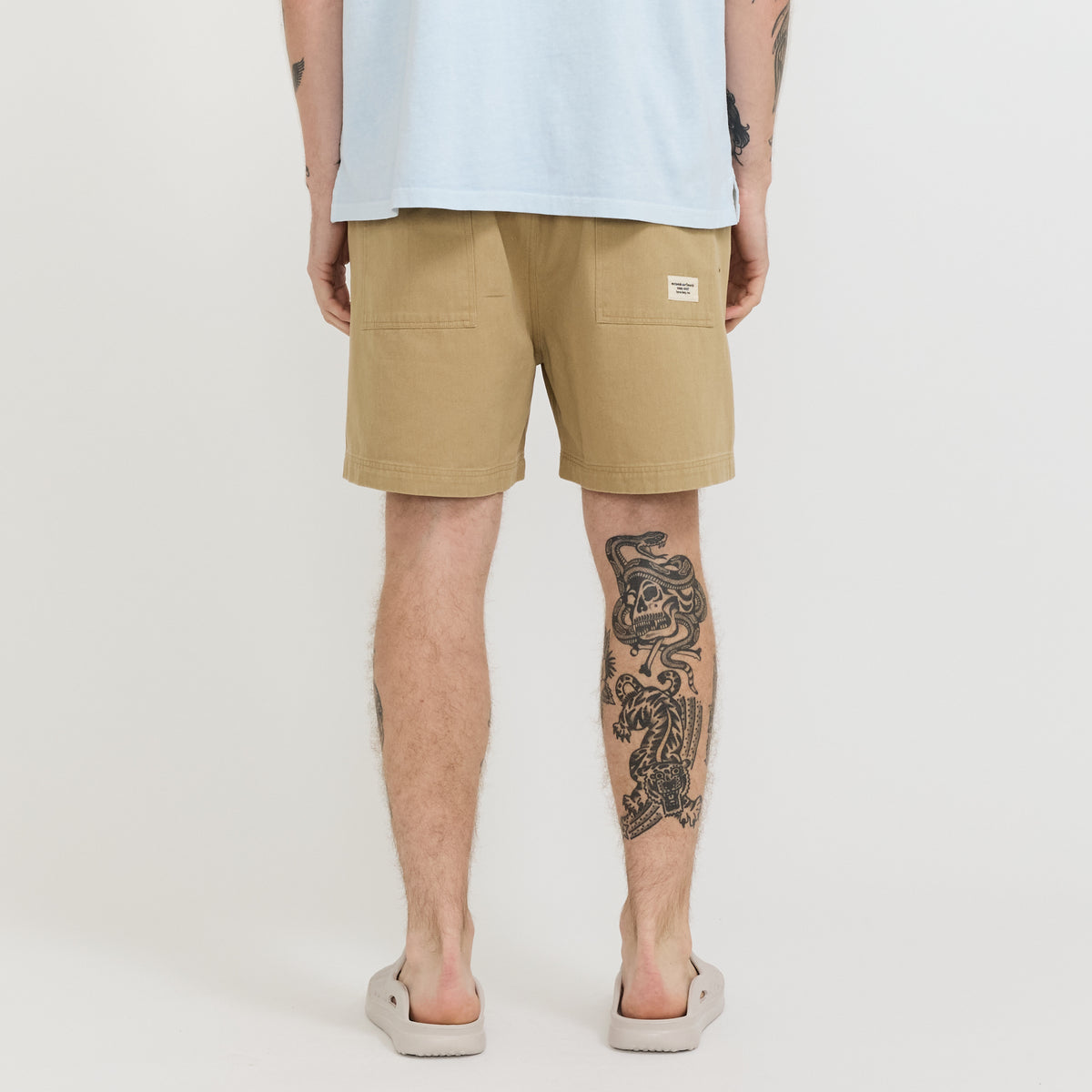 Twill Shorts Tan