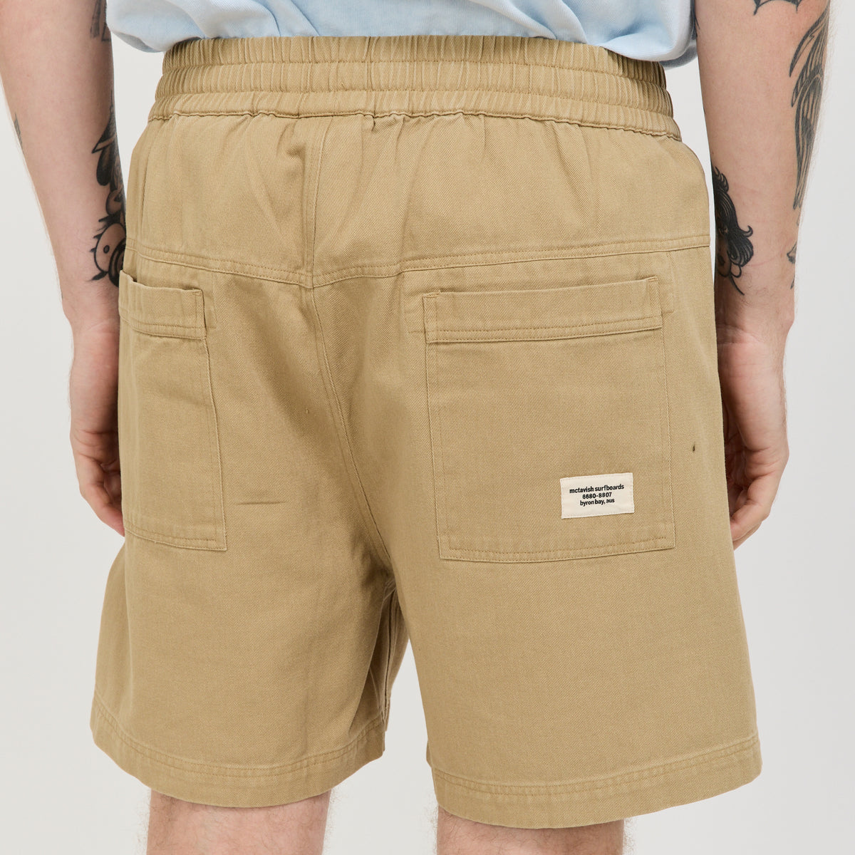 Twill Shorts Tan