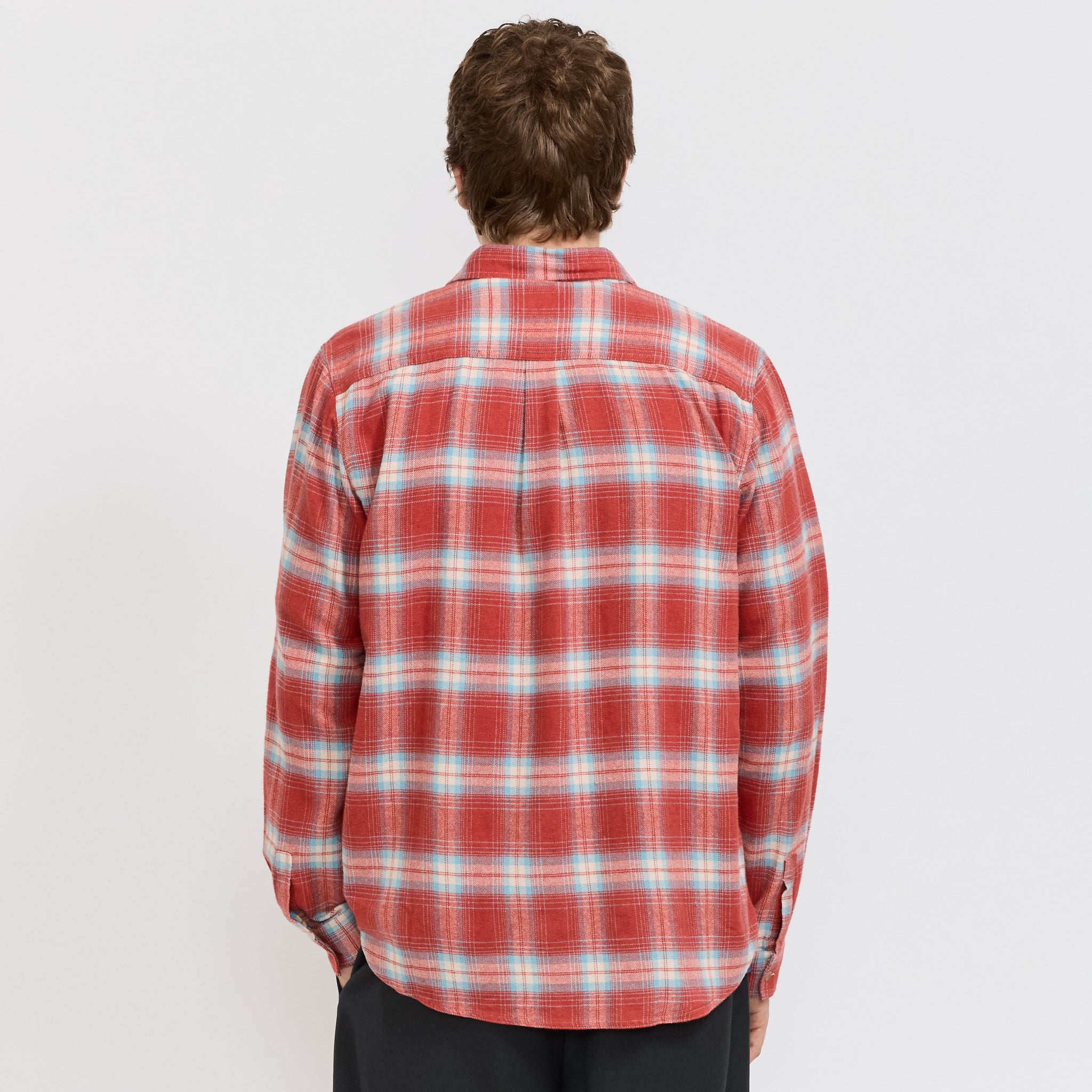 McTavish | Twin Pocket Flannel Shirt Red Multi | Maplestore