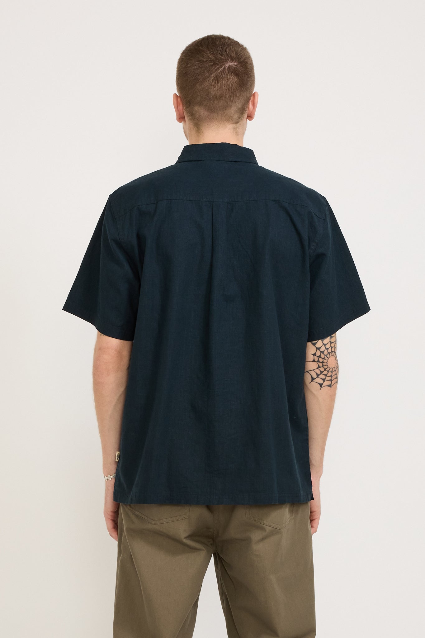 McTavish | Twin Pocket Hemp Shirt Blue | Maplestore