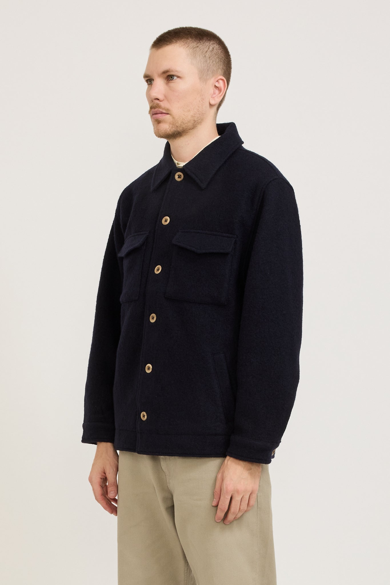 Wool Jacket Dark Blue