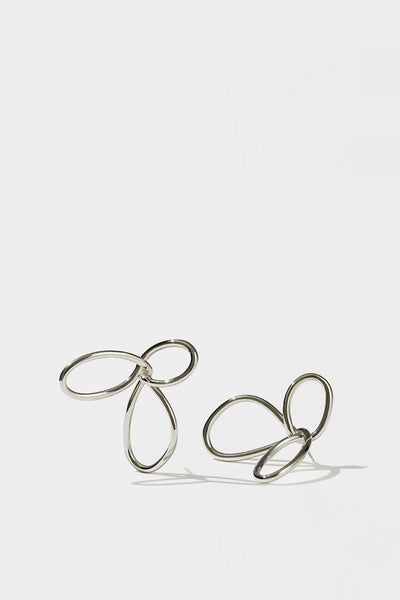 Meadowlark | Flower Earrings Oversized Sterling Silver | Maplestore