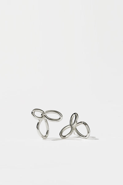 Meadowlark | Flower Earrings Medium Sterling Silver | Maplestore