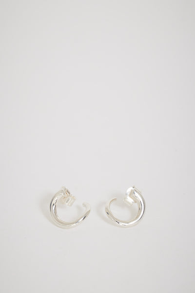 Meadowlark | Wave Earrings Small Sterling Silver | Maplestore