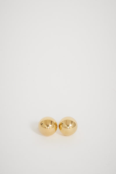 Meadowlark | Orb Earrings Small Gold Plated | Maplestore