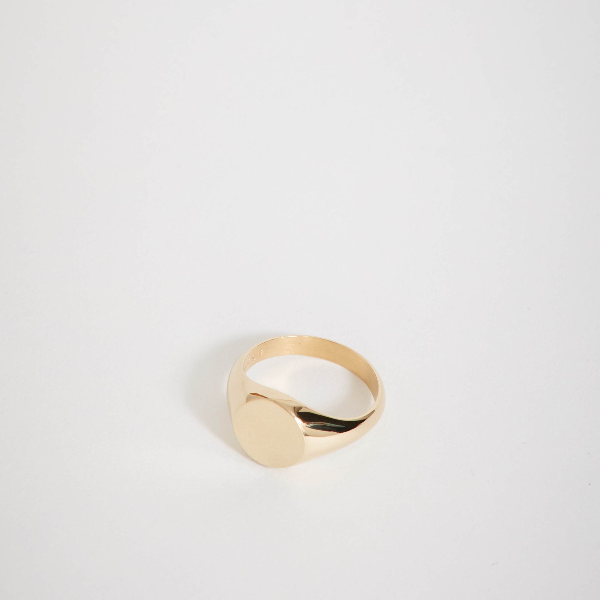 Sunset Signet Ring Gold Plated