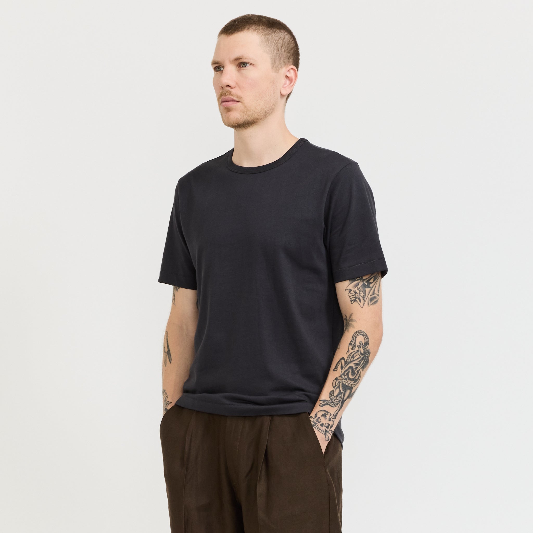 2M15 Vintage Machine Refined Classic Fit T-Shirt Charcoal