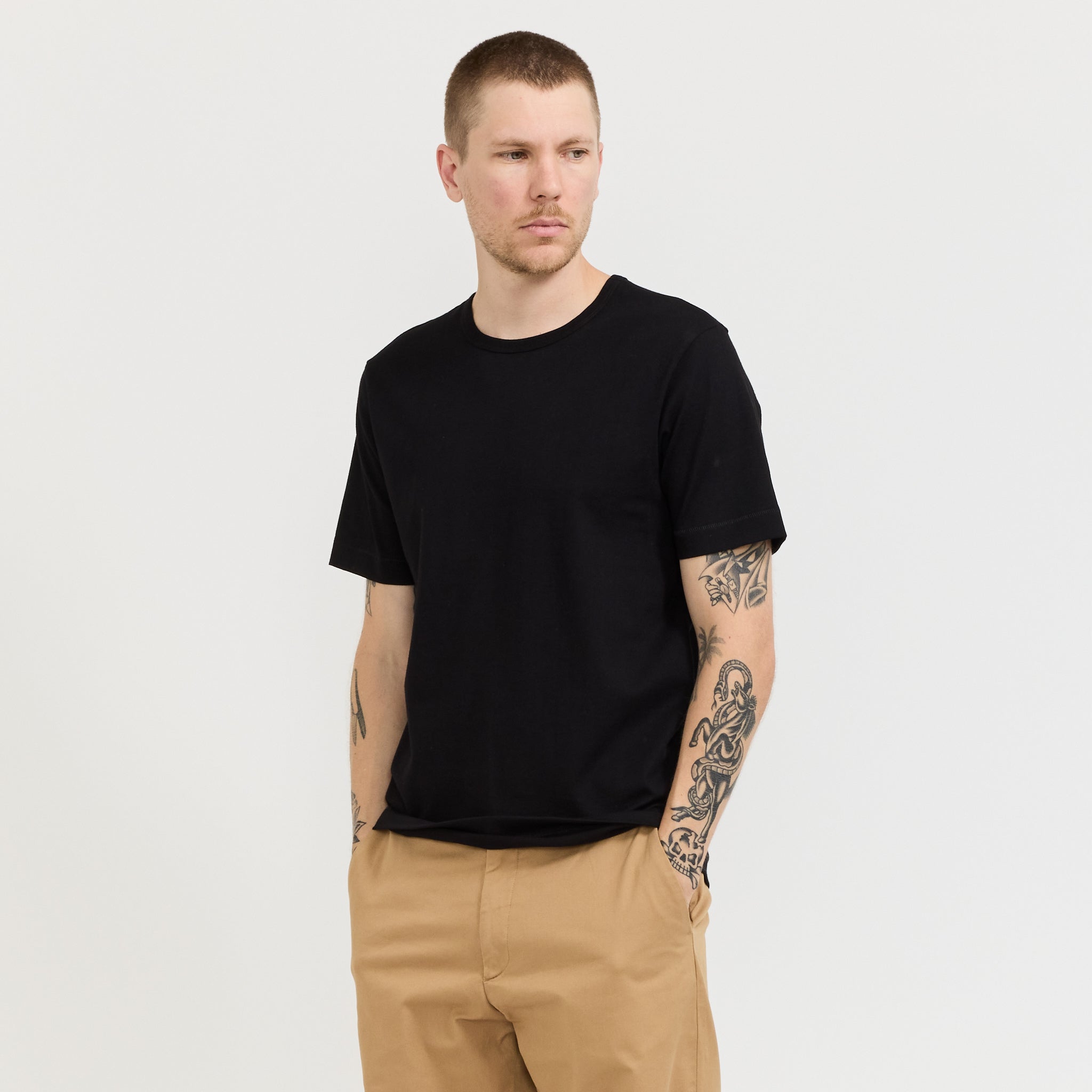 2M15 Vintage Machine Refined Classic Fit T-Shirt Deep Black