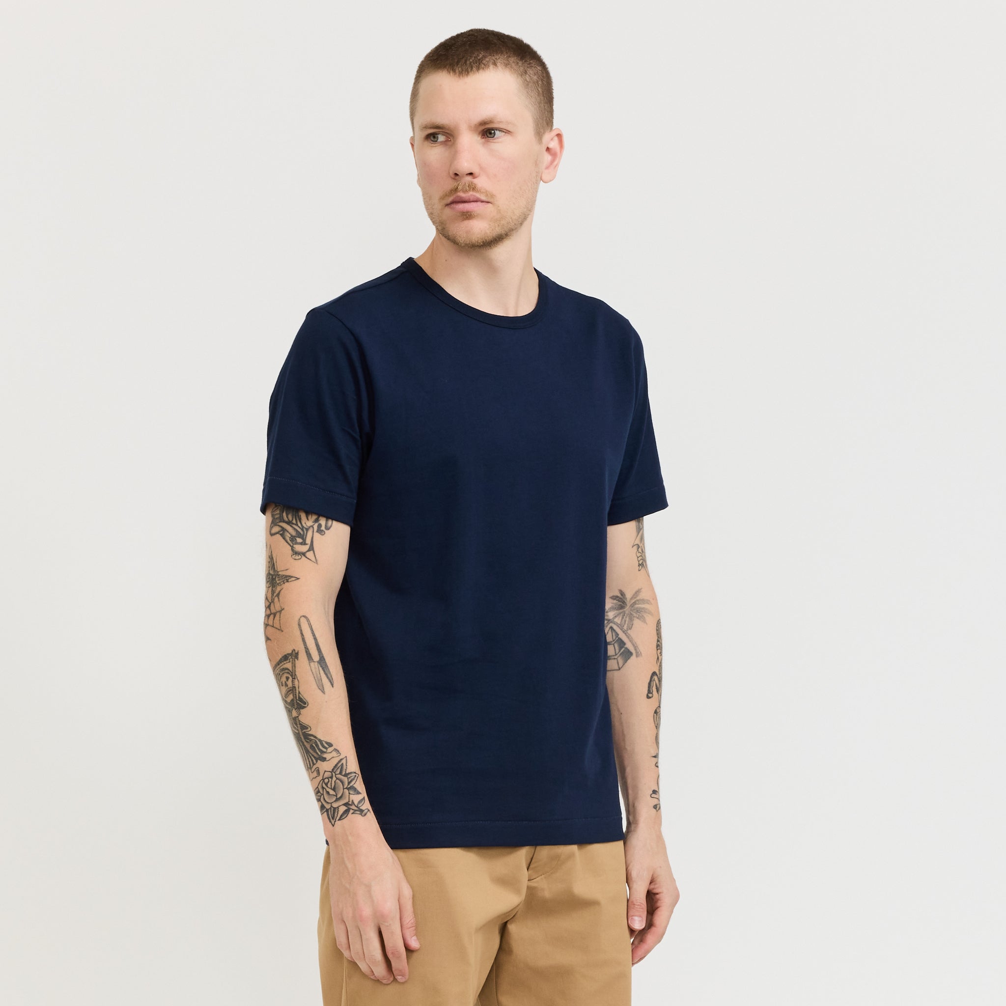 2M15 Vintage Machine Refined Classic Fit T-Shirt Ink Blue