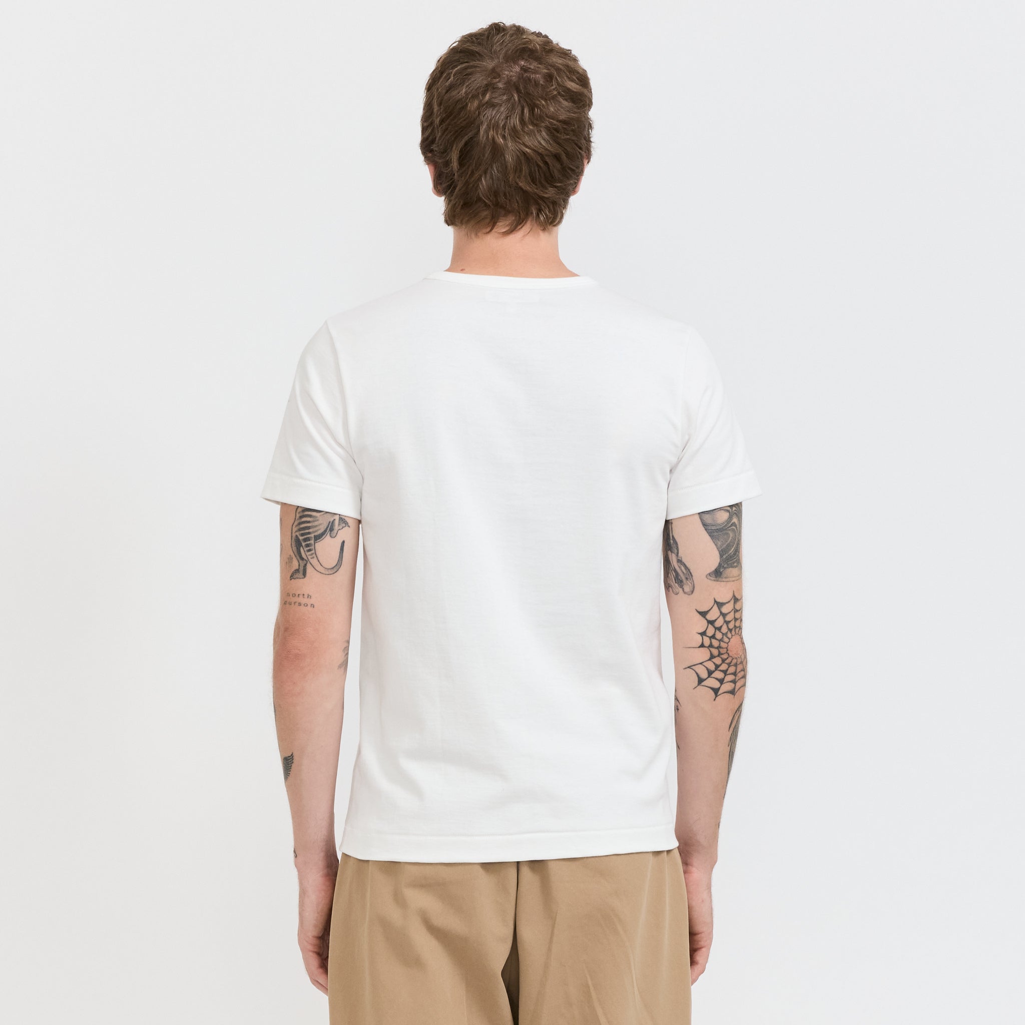 Merz B Schwanen | 215 Loopwheeled Classic Fit T-Shirt White | Maplestore