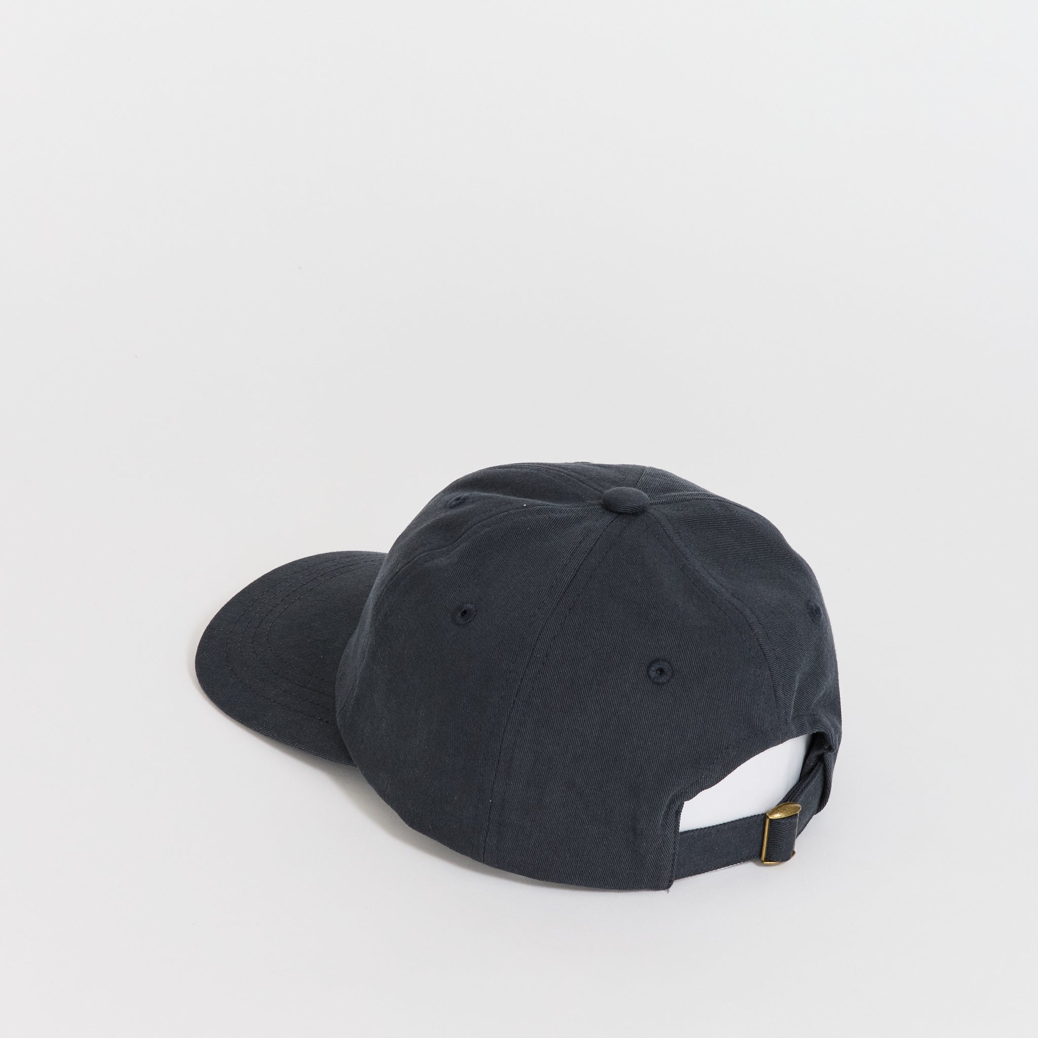 Swan Logo Cotton Twill Cap Charcoal
