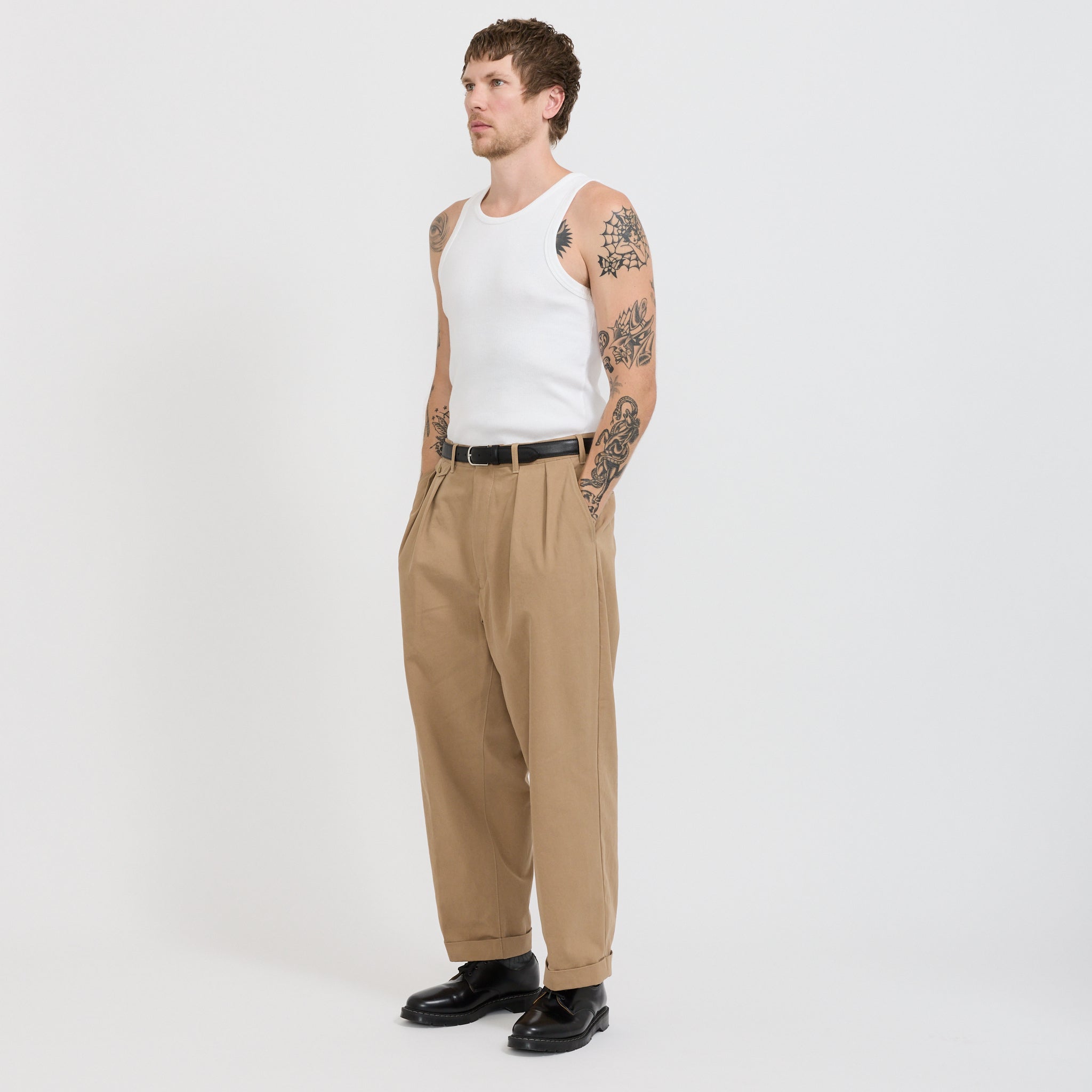 Iconic Ribbed Cotton Tank Top White