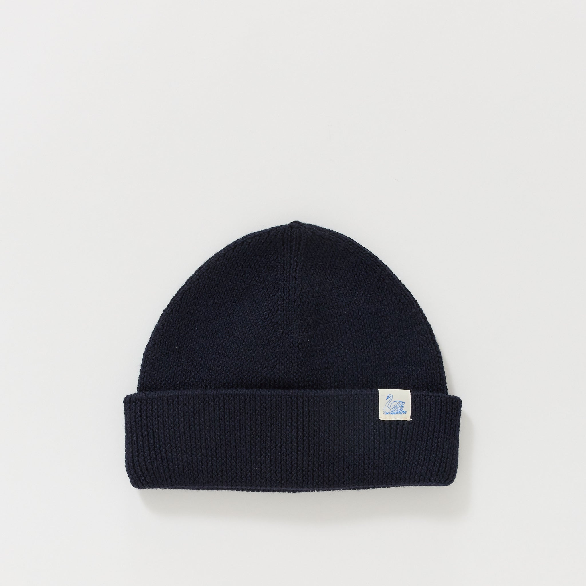 Merino Wool Watch Cap Dark Navy
