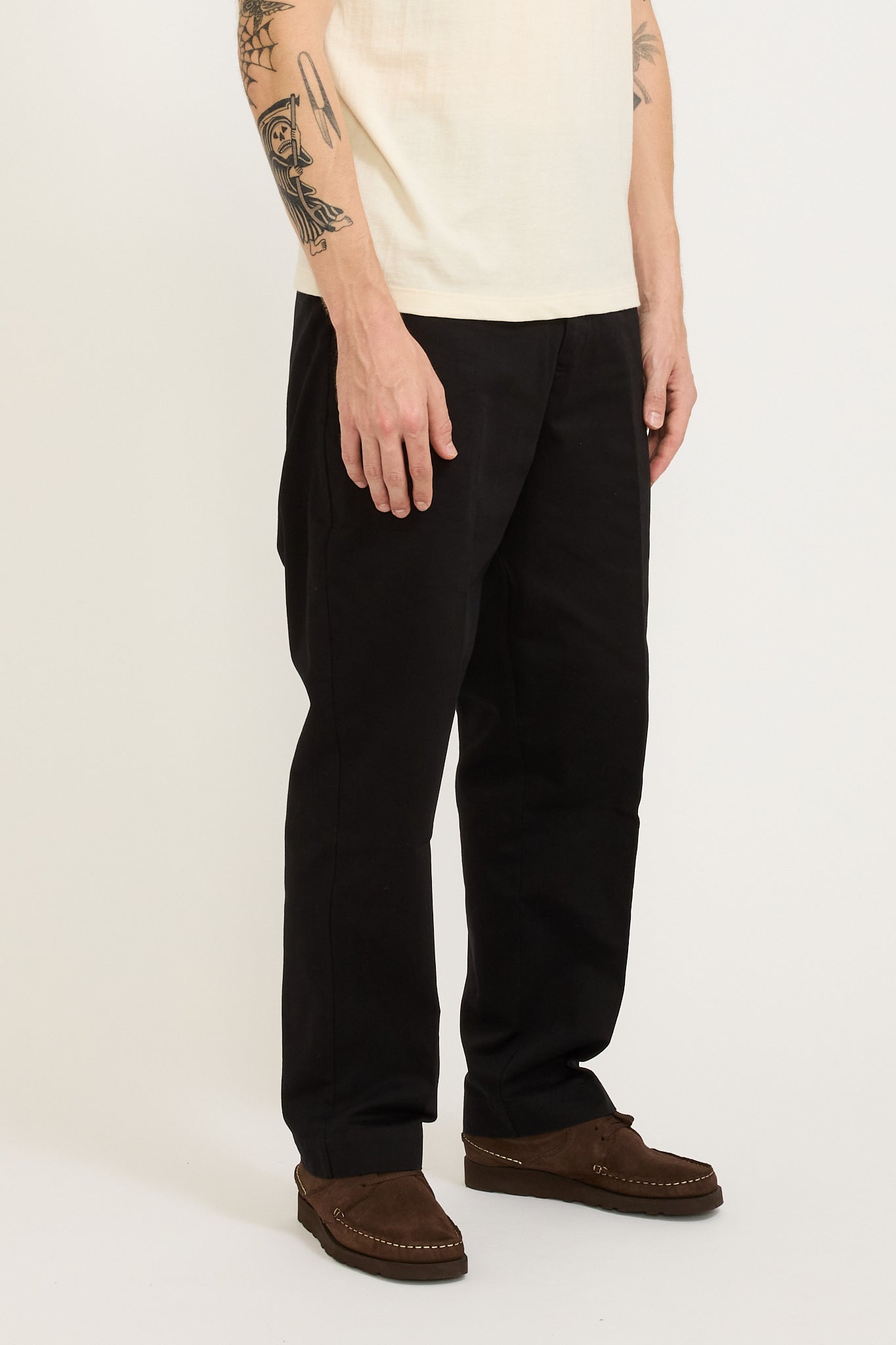 Relaxed Fit Chino Deep Black