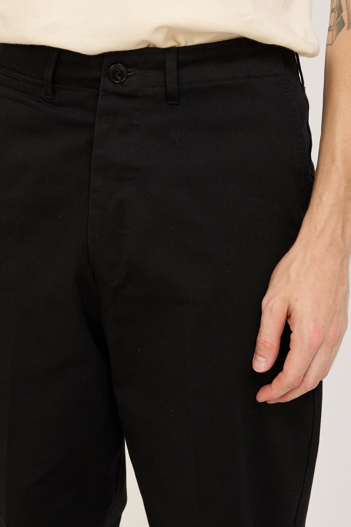 Relaxed Fit Chino Deep Black