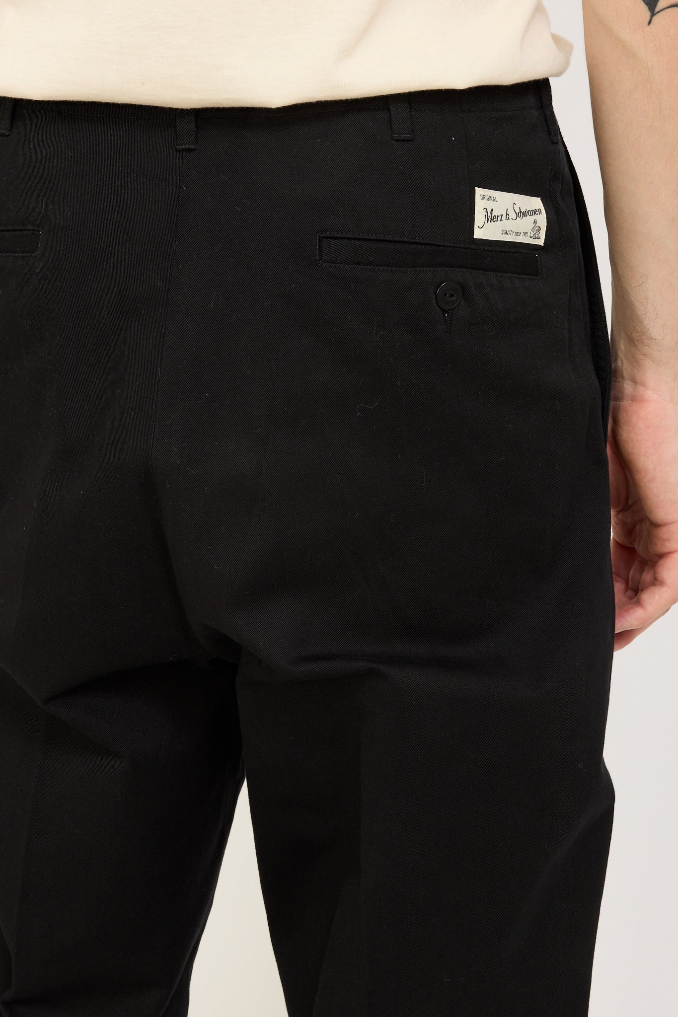 Relaxed Fit Chino Deep Black