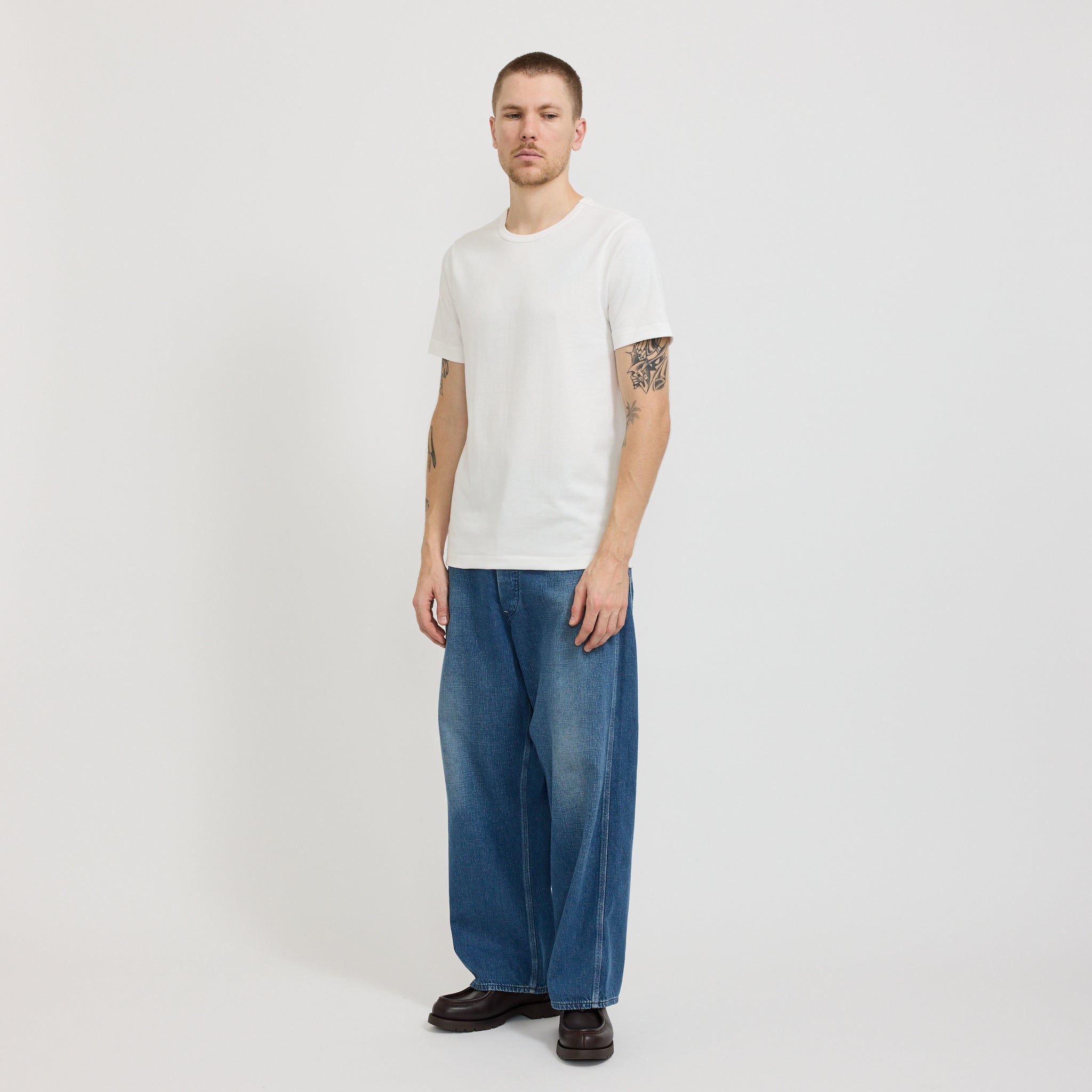 215 Loopwheeled Classic Fit T-Shirt Deep Black
