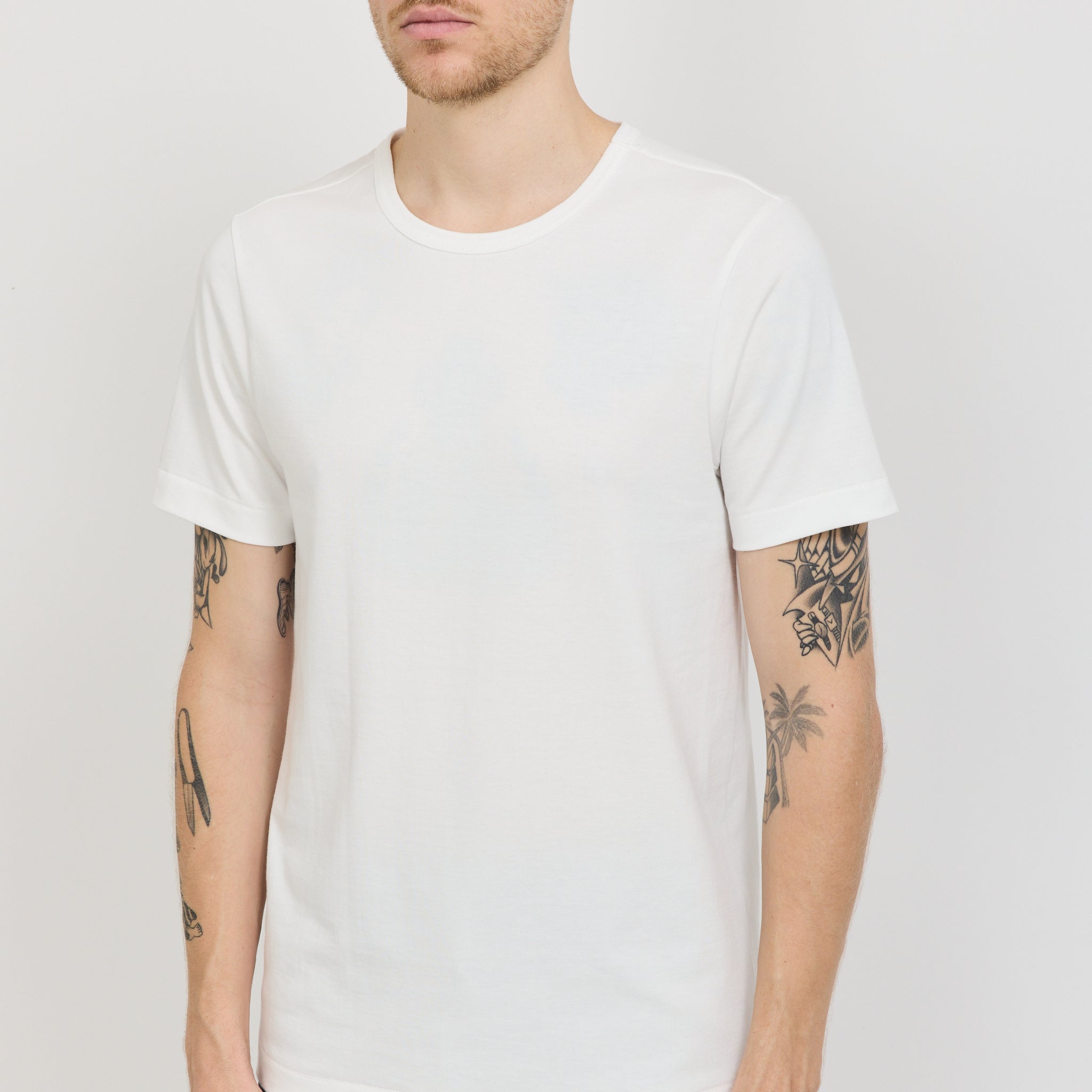 215 Loopwheeled Classic Fit T-Shirt Deep Black